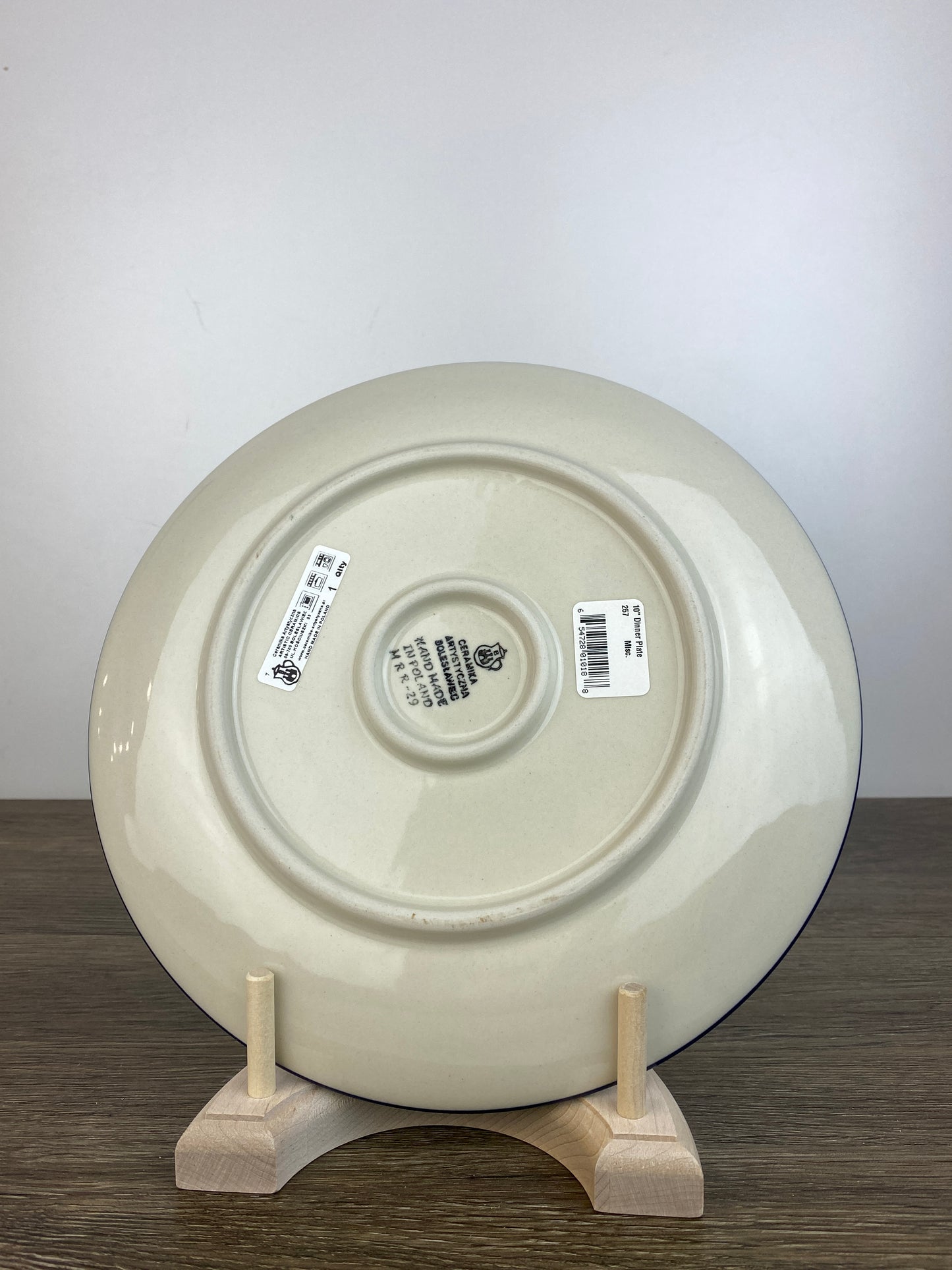 10" Dinner Plate - Shape 257 - Pattern 54