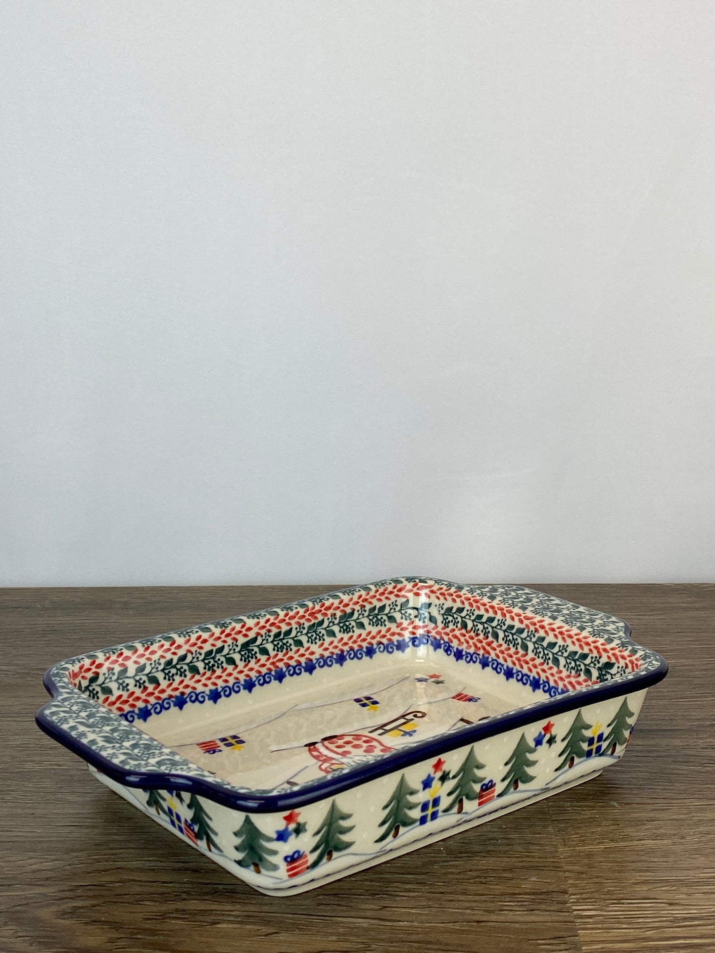 SALE Unikat Rectangular Baker with Handles - Shape A84 - Pattern U5001