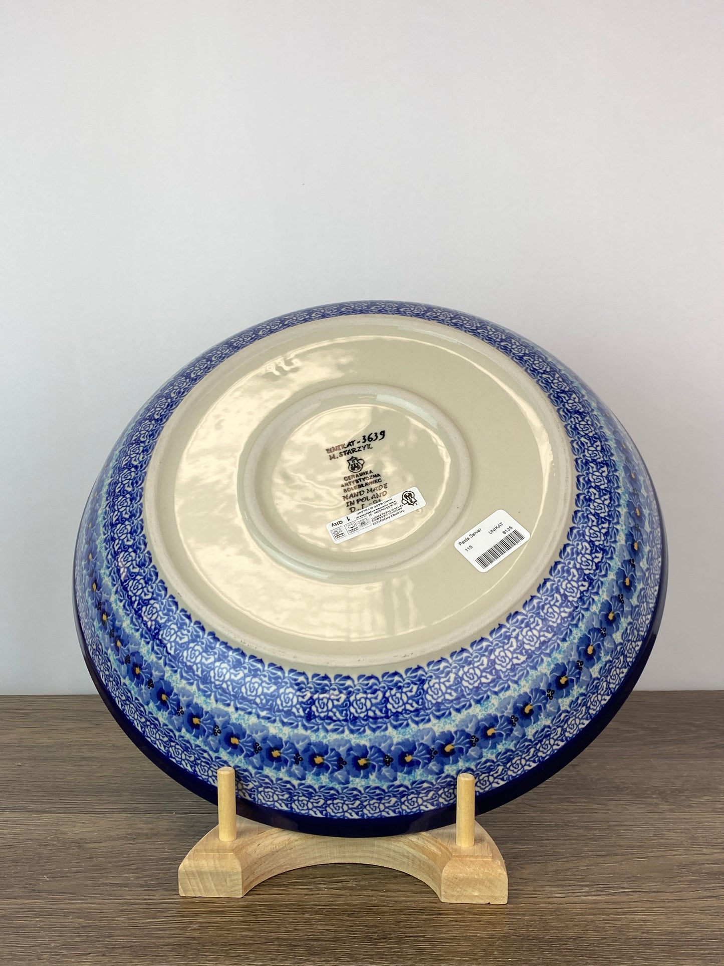 Unikat Pasta Server / Wide Shallow Bowl - Shape 115 - Pattern U3639