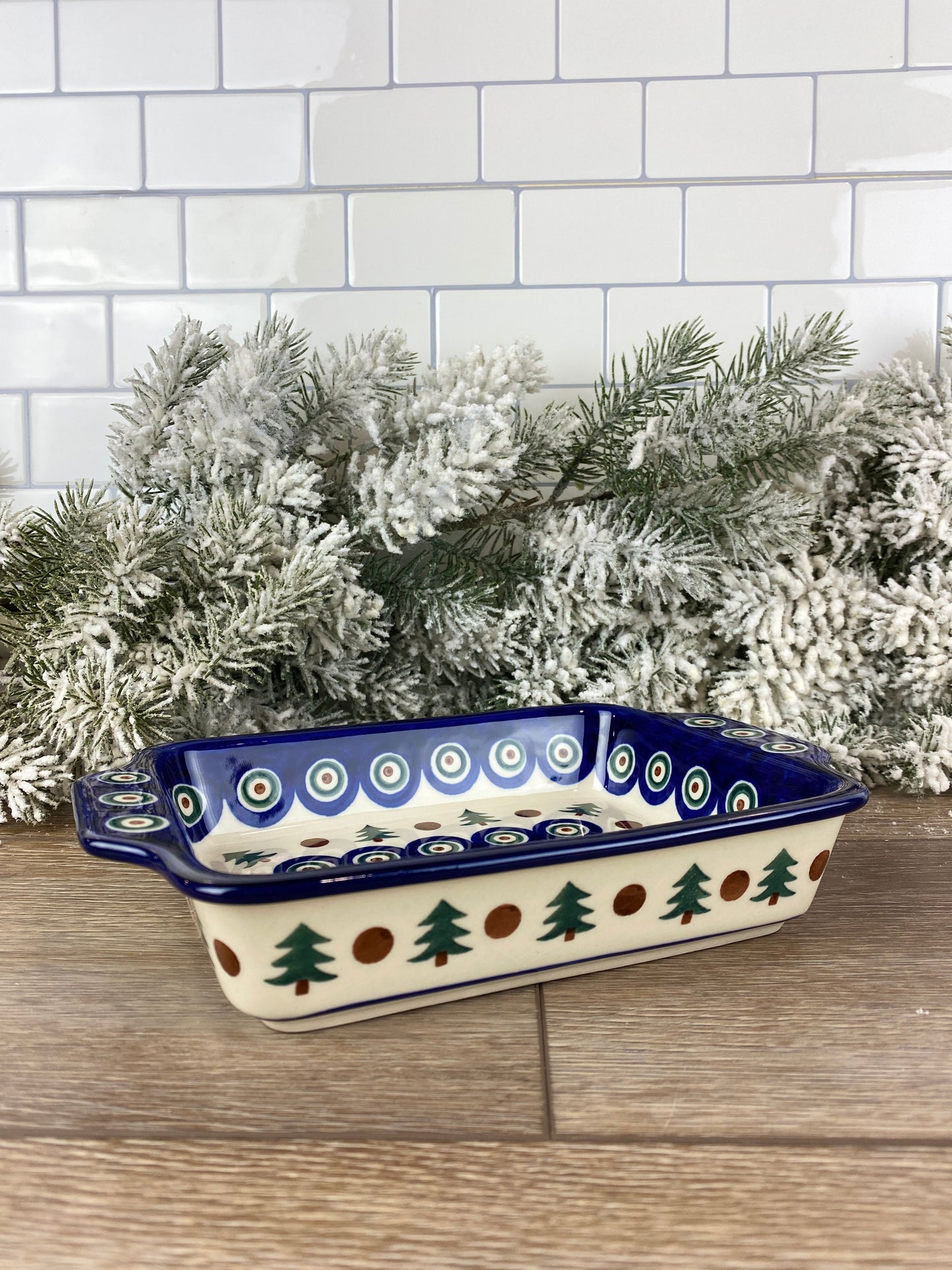 SALE Rectangular Baker with Handles - Shape A84 - Pattern 366