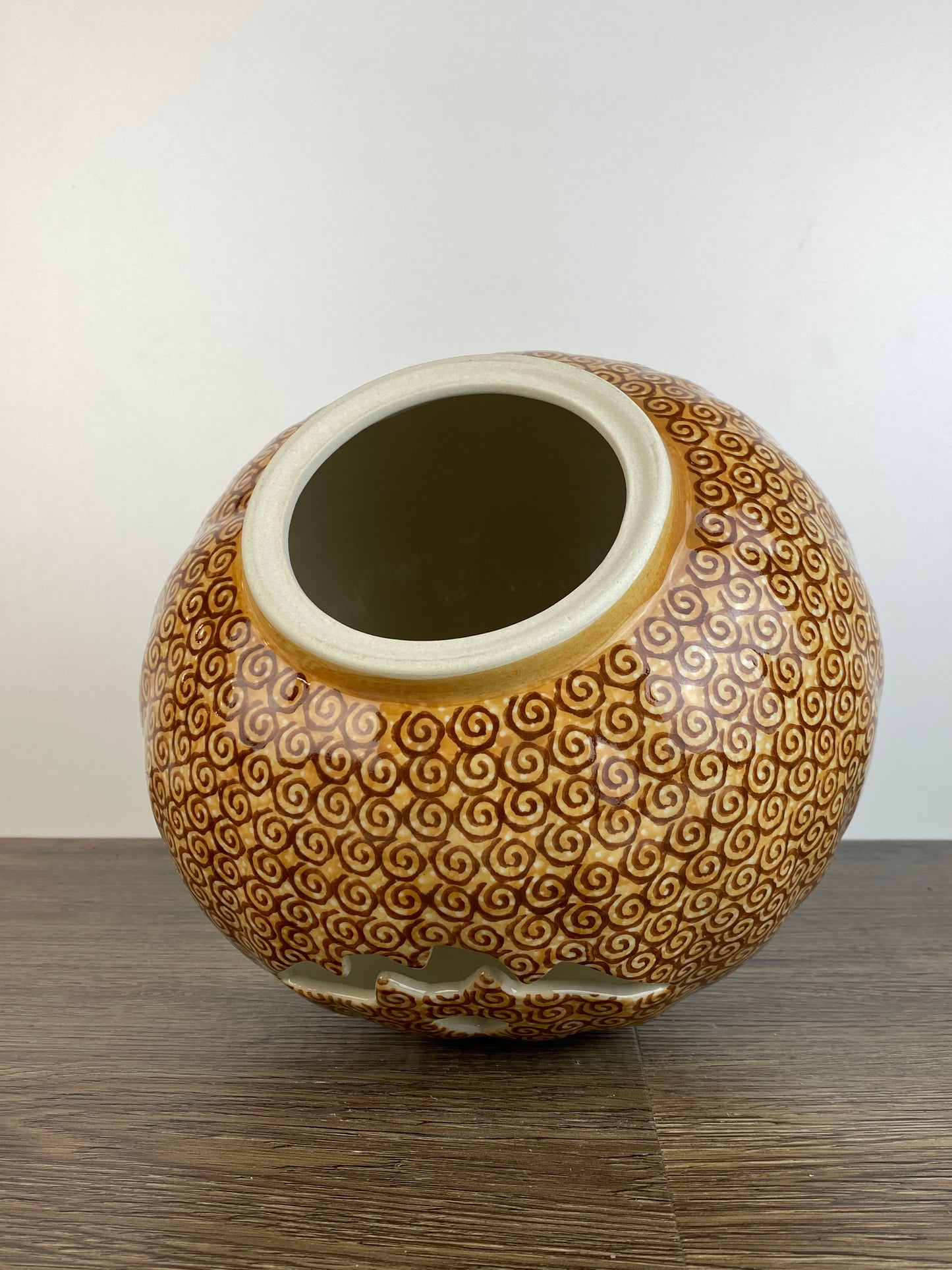 Large Unikat Pumpkin - Daisies