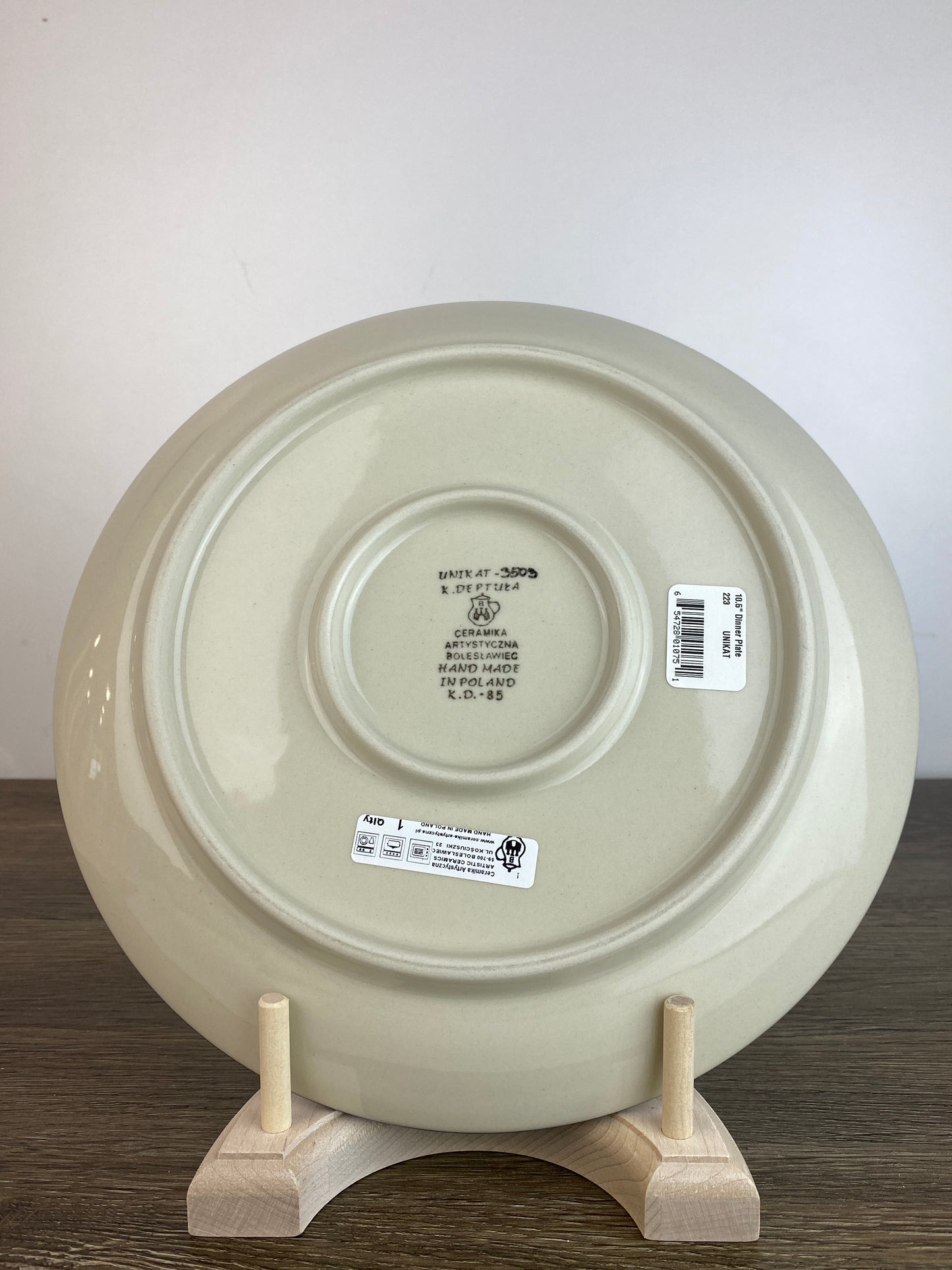 10.5" Unikat Dinner Plate - Shape 223 - Pattern U3503