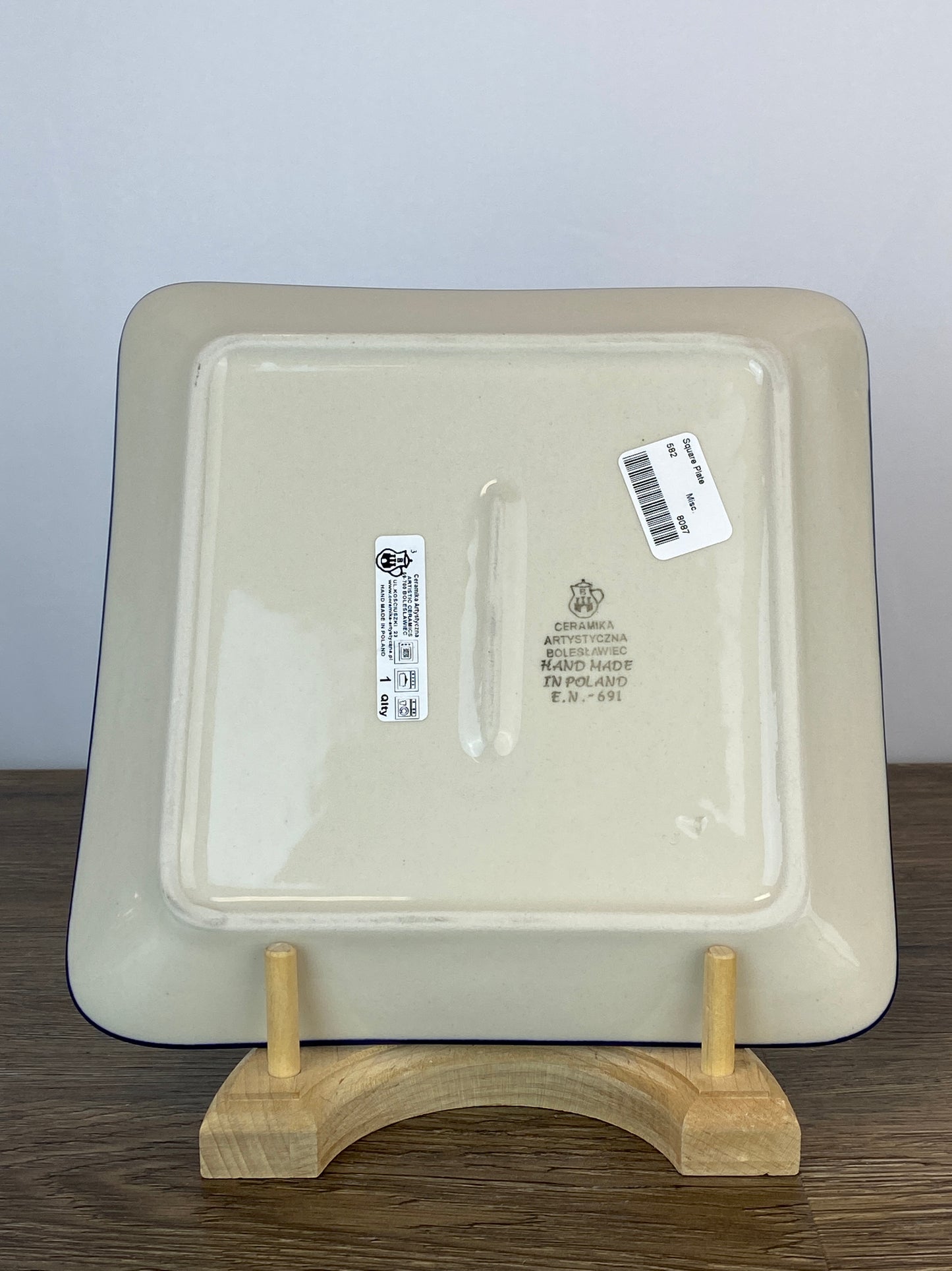 Square Plate / Platter - Shape 582 - Pattern 1284