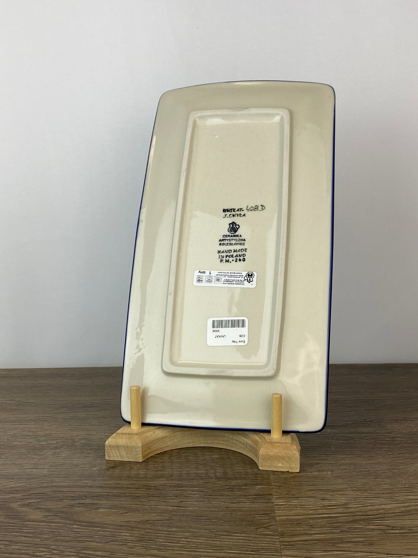 Rectangular Unikat Tray - Shape C26 - Pattern U408D