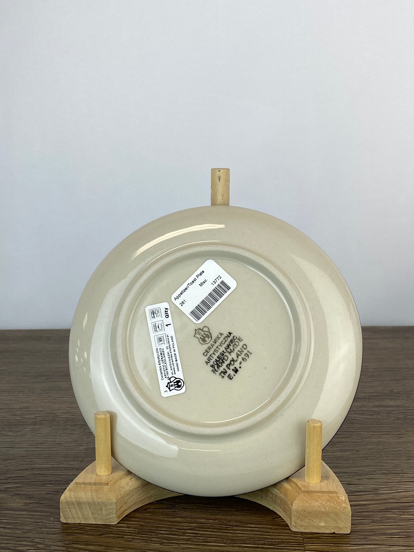 Toast Plate - Shape 261 - Pattern 1284