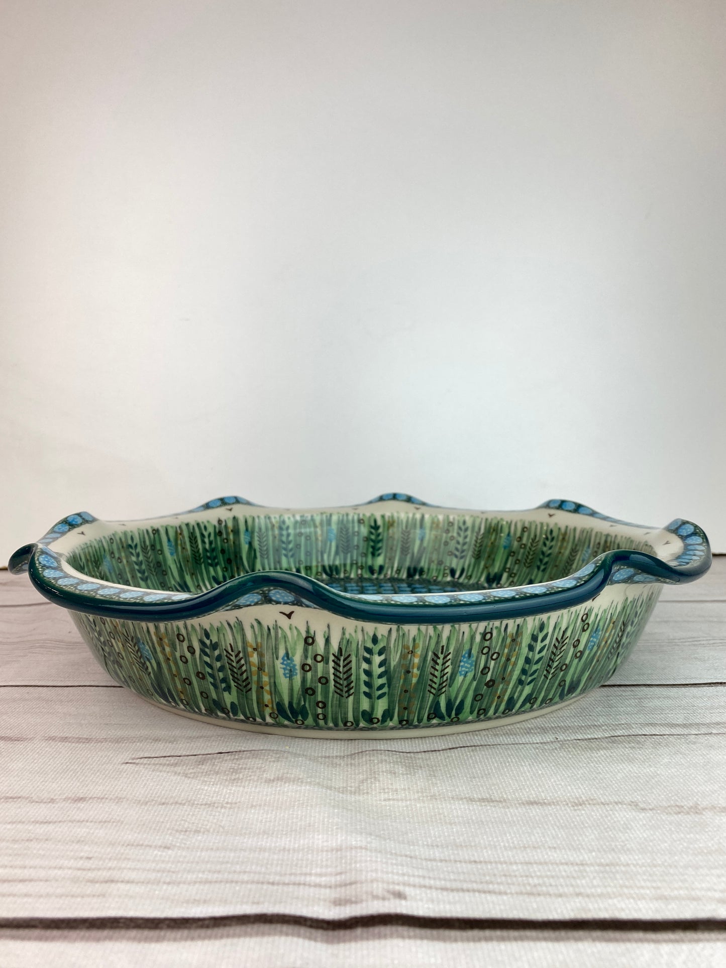 Large Unikat Notched Edge Bowl - Shape 449 - Pattern U803