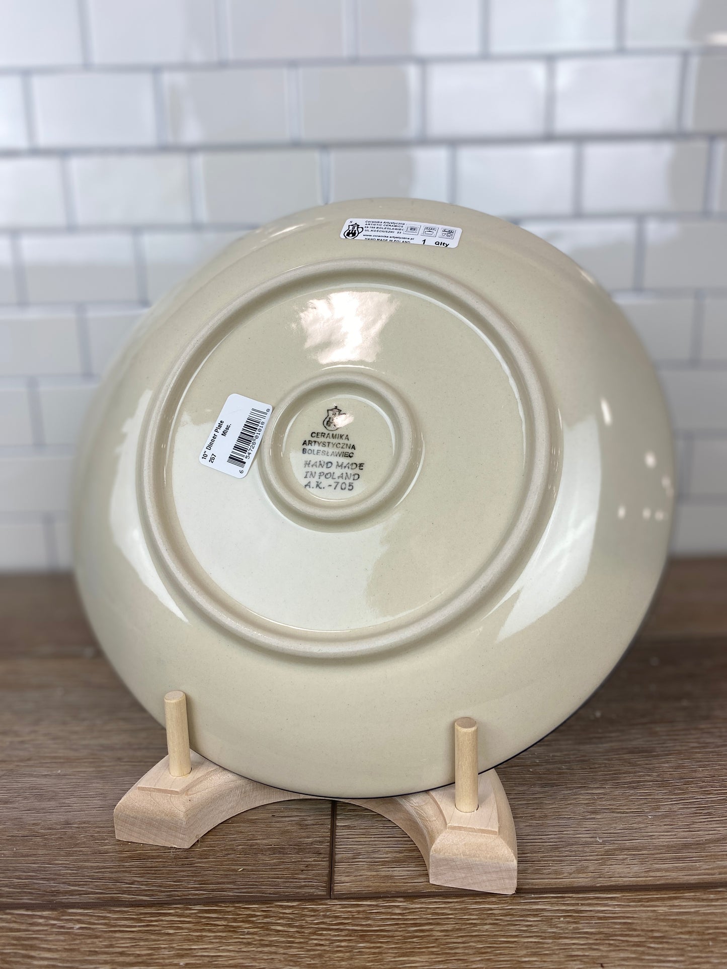 SALE 10" Dinner Plate - Shape 257 - Pattern 366