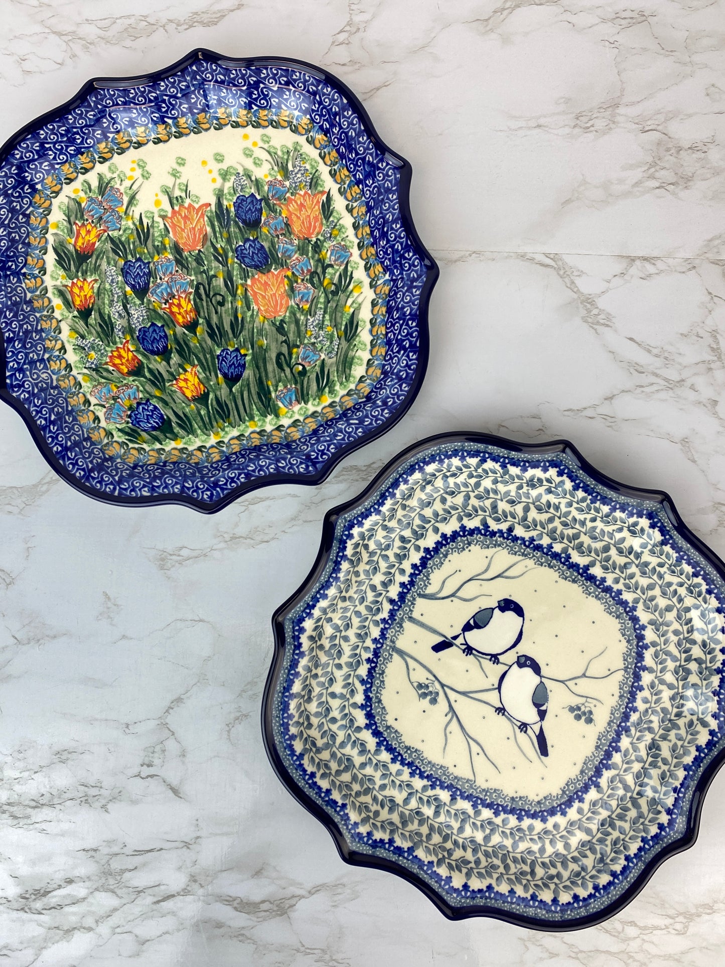 SALE 8 Pointed Unikat Platter/ Plate - Shape 507 - Pattern U4830