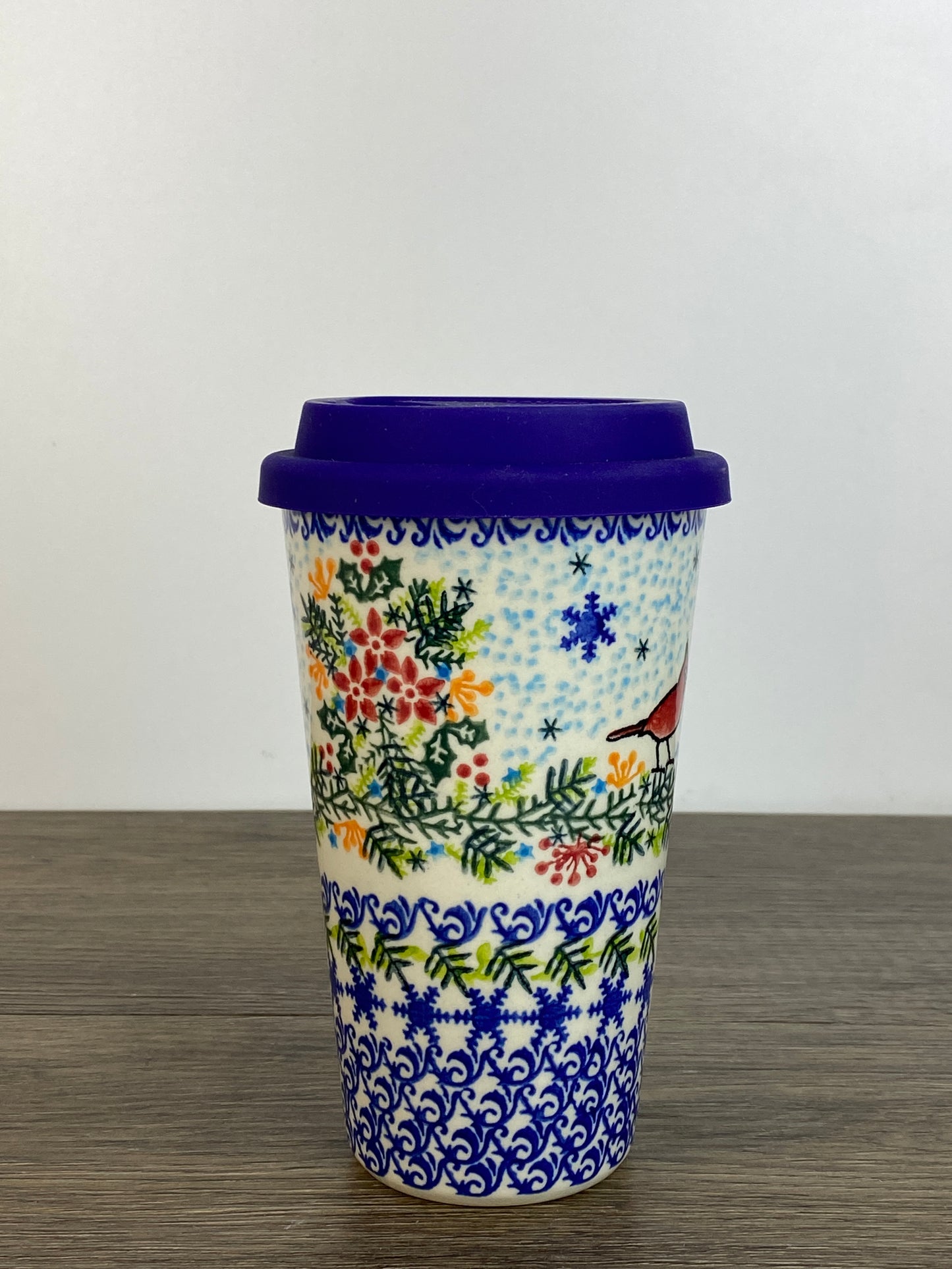 14oz Unikat Travel Mug - Shape V559 - Pattern U489