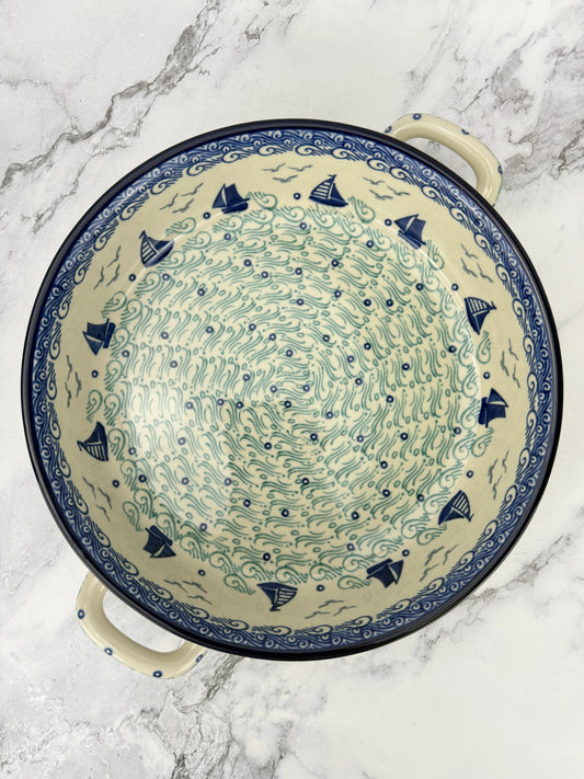 10" Round Baker With Handles - Shape 420 - Pattern 2988