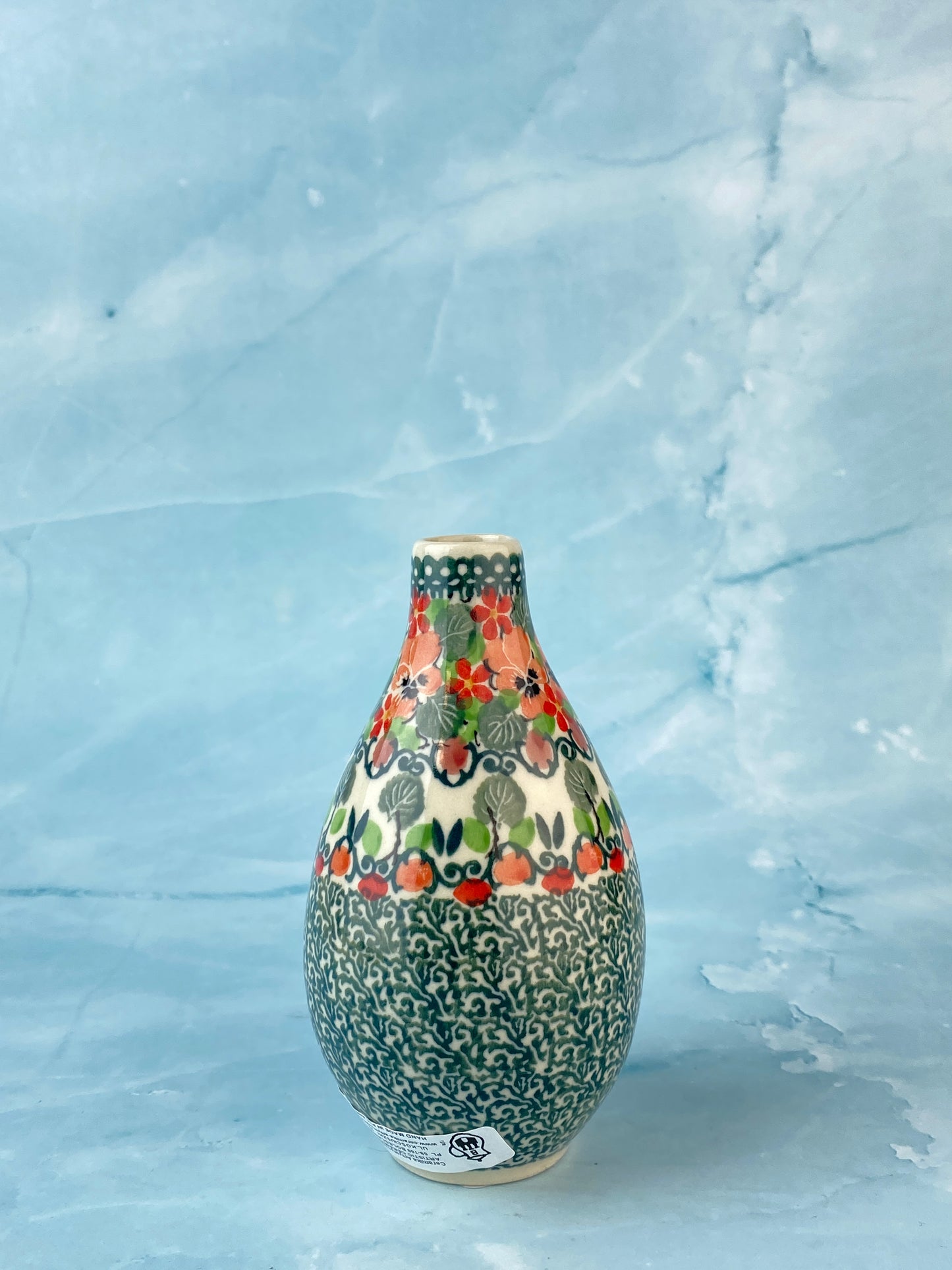 Short Single Stem Unikat Vase - Shape G17 - Pattern U4797