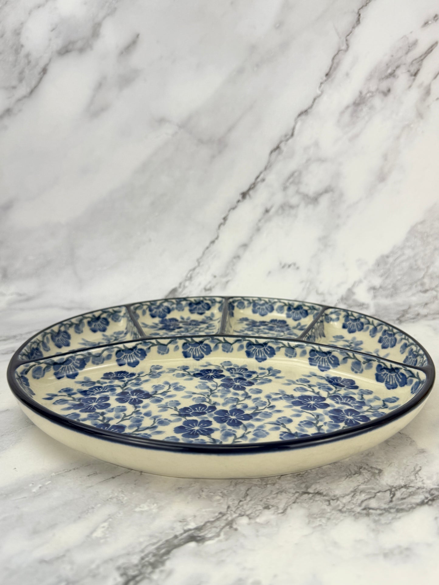Large Divided Dish - Shape 498 - Pattern 3428