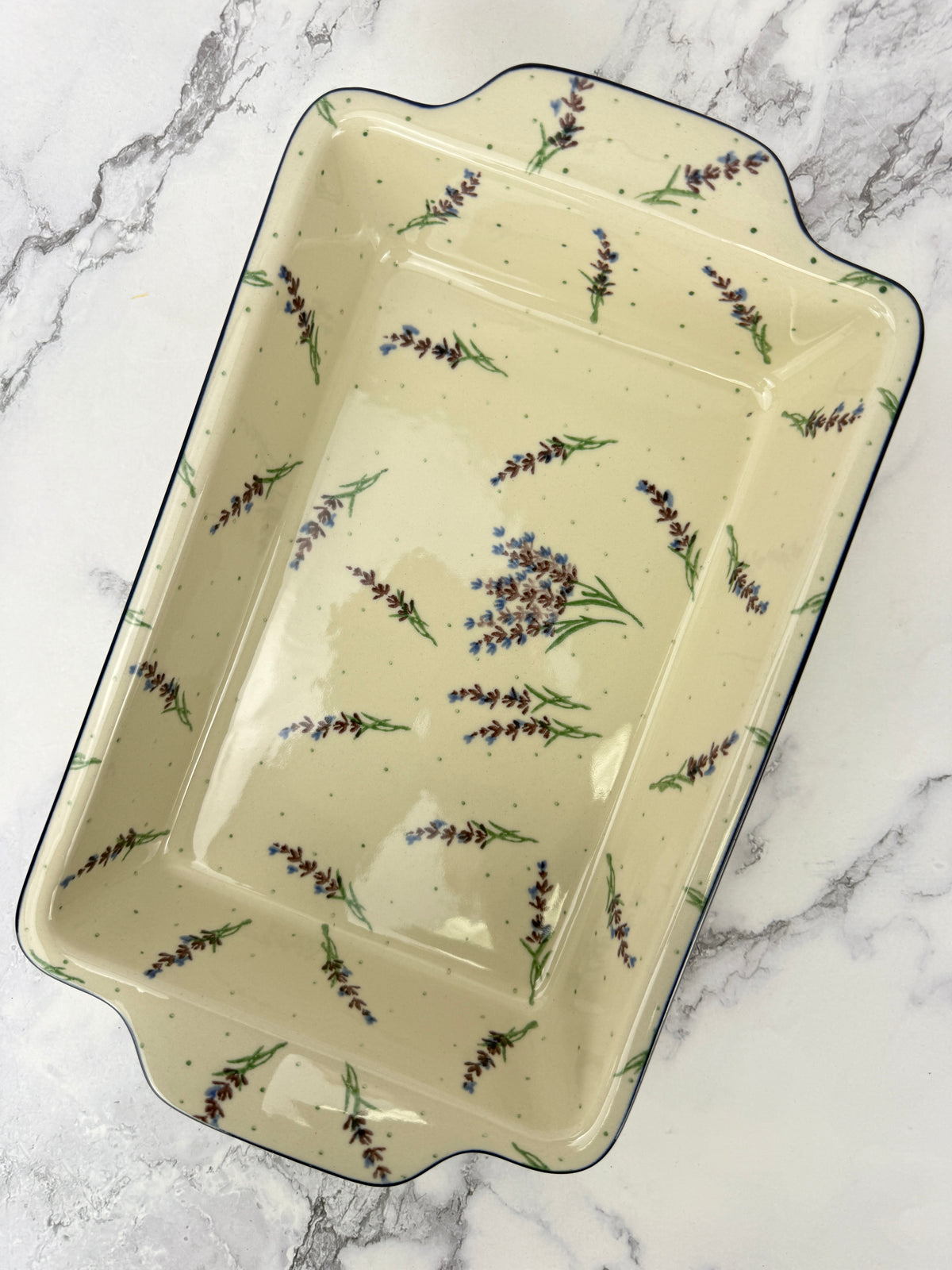 Rectangular Baker With Handles - Shape A59 - Pattern 3308