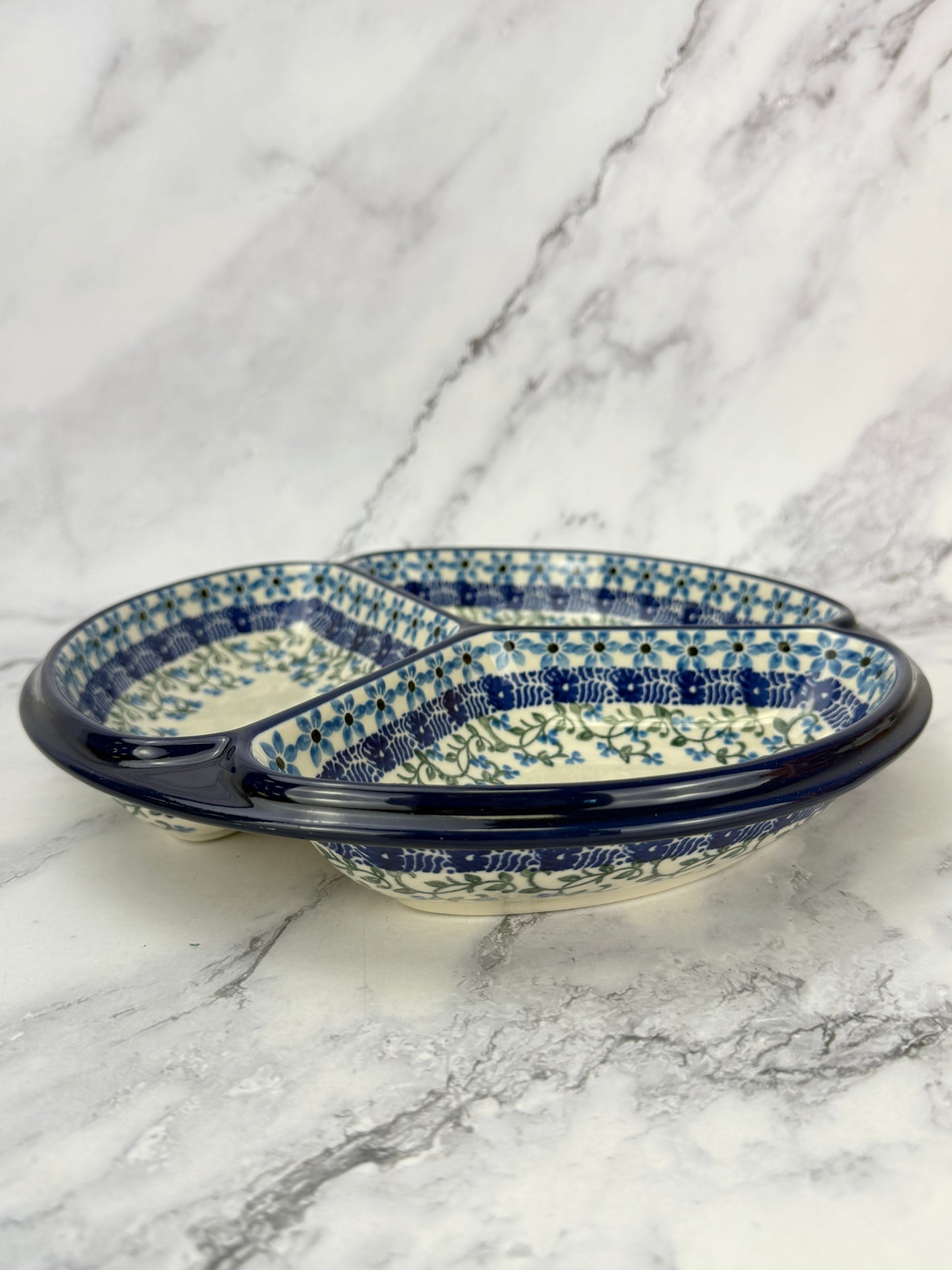 Divided Round Dish - Shape 484 - Pattern 1932
