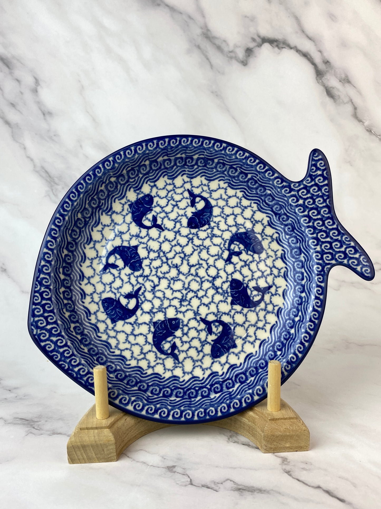 Large Fish Plate - Shape E36 - Pattern 2386