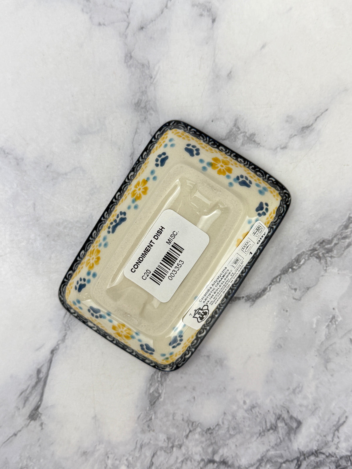 Rectangular Dish - Shape C20 - Pattern 2153