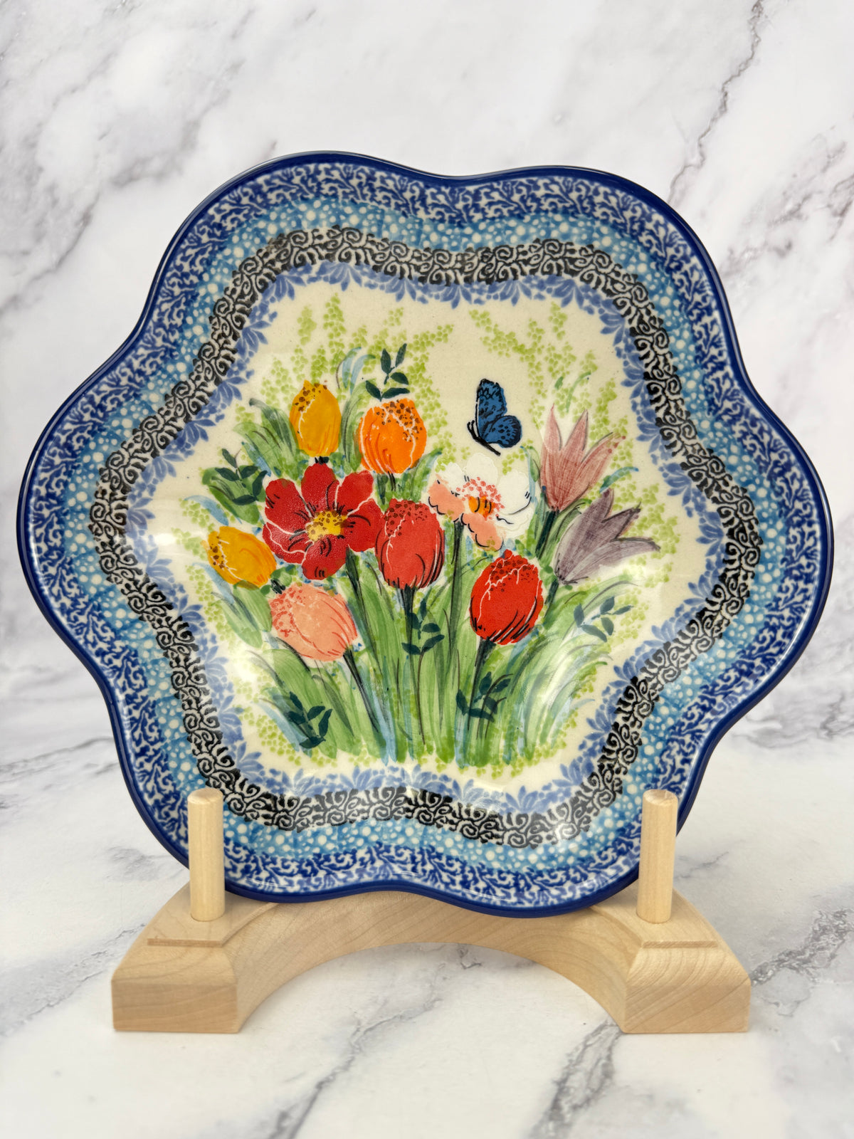 Small Unikat Flower Bowl - Shape 717 - Pattern U5314