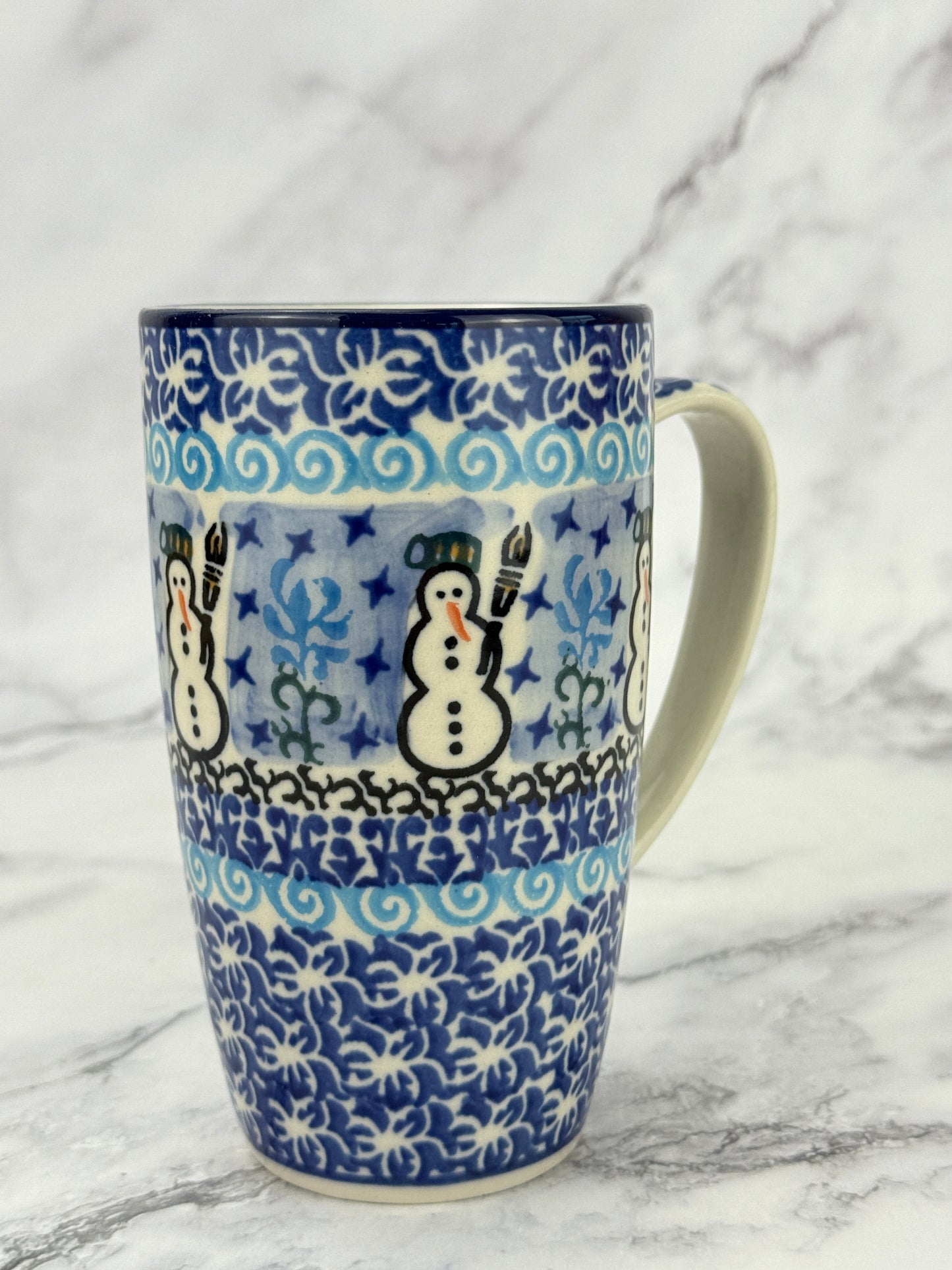 12oz Unikat Latte Mug - Shape C52 - Pattern U1634