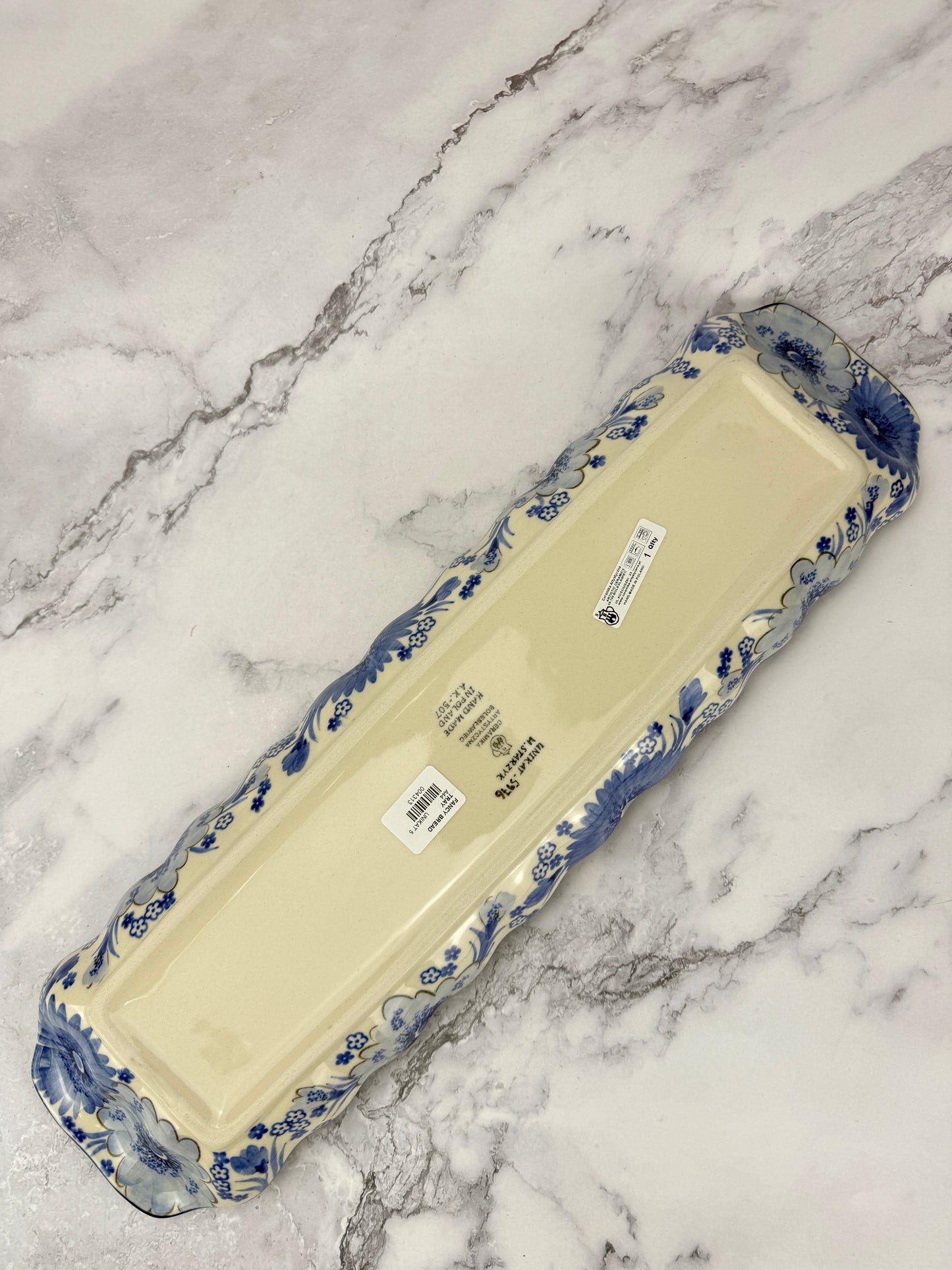 Long Unikat Bread Tray - Shape A44 - Pattern U5176