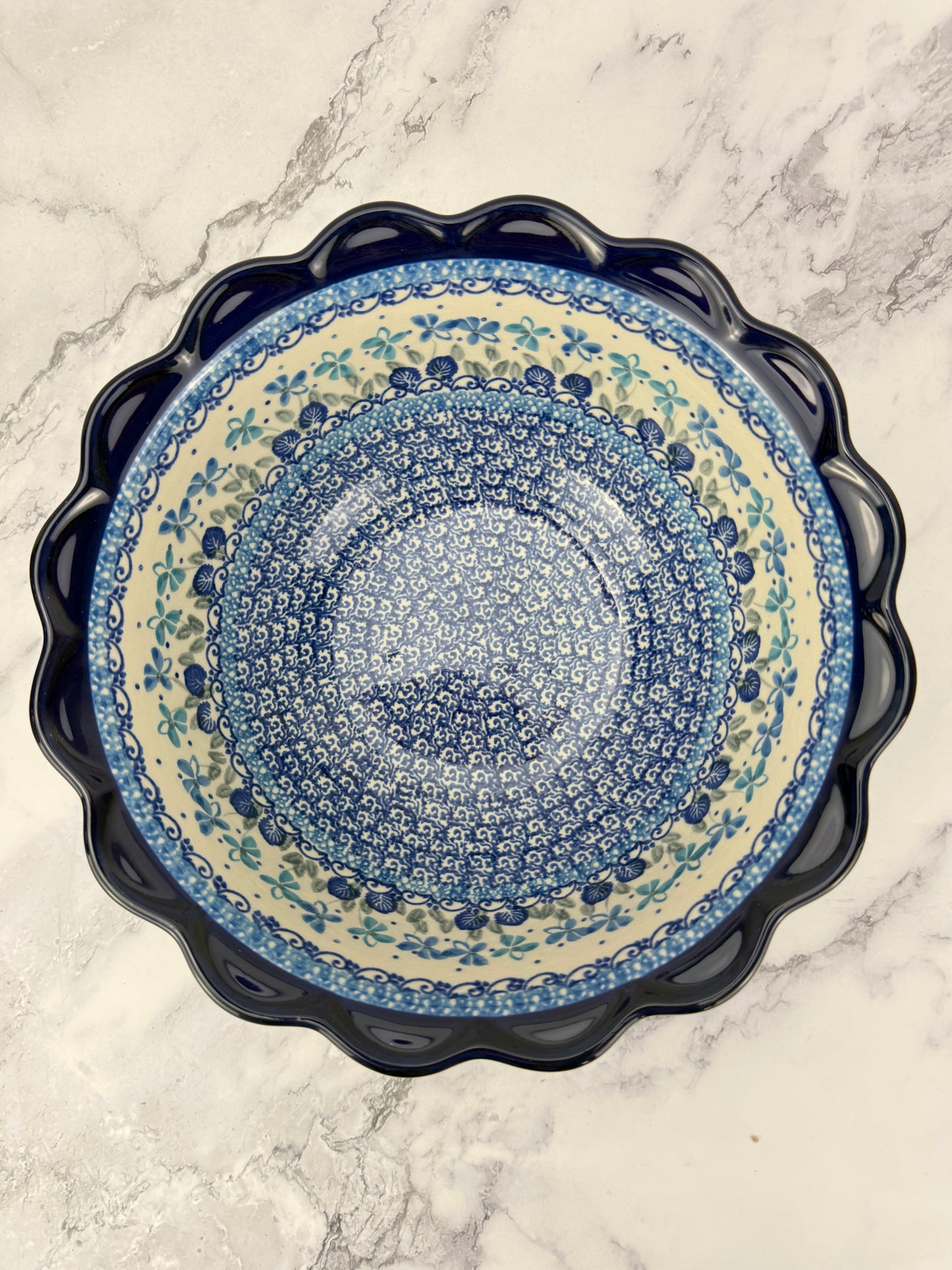 Large Ruffled Bowl - Shape 628 - Pattern 2751