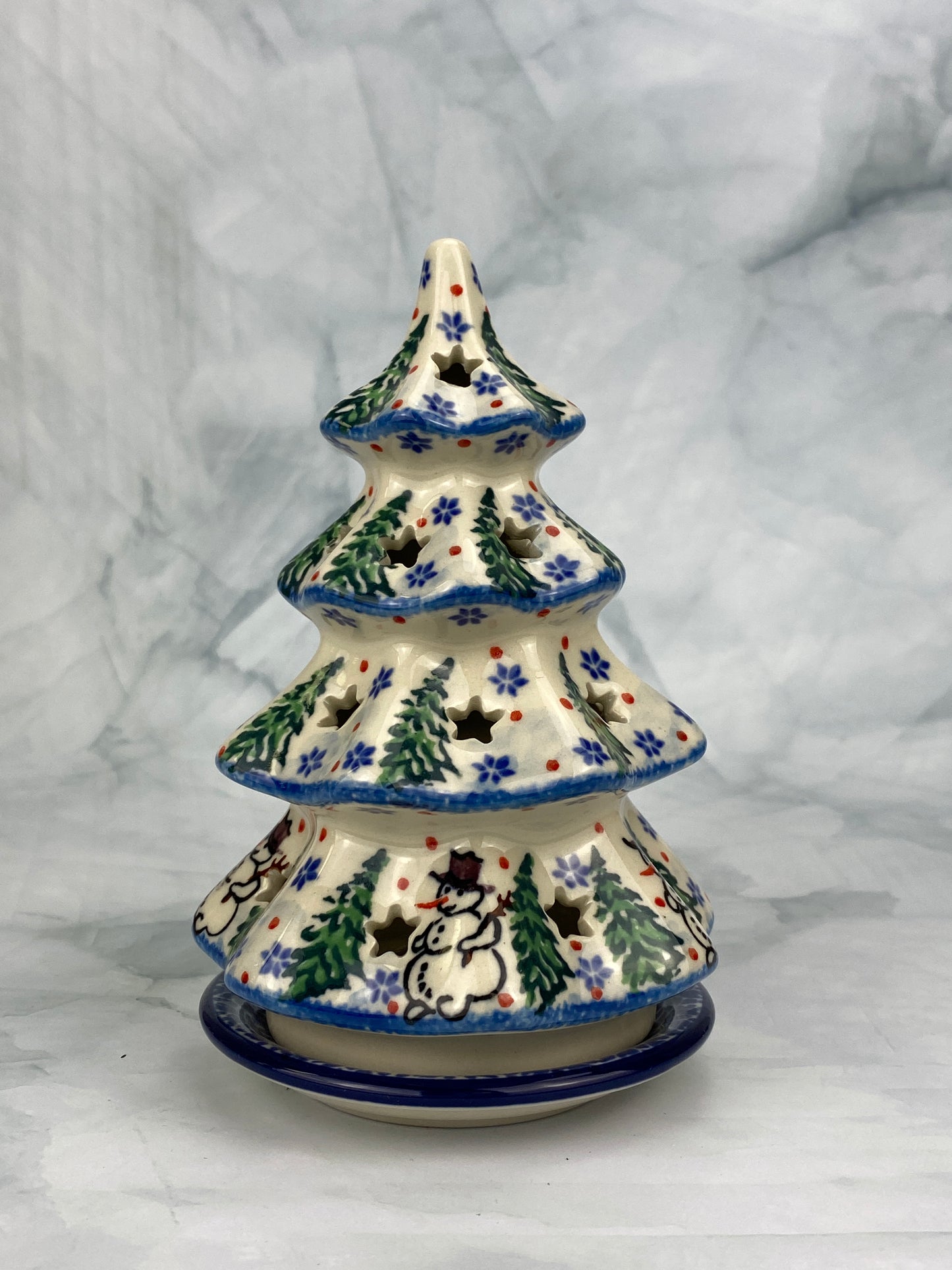 Small 6" Unikat Christmas Tree - Shape 512 - Pattern U4661