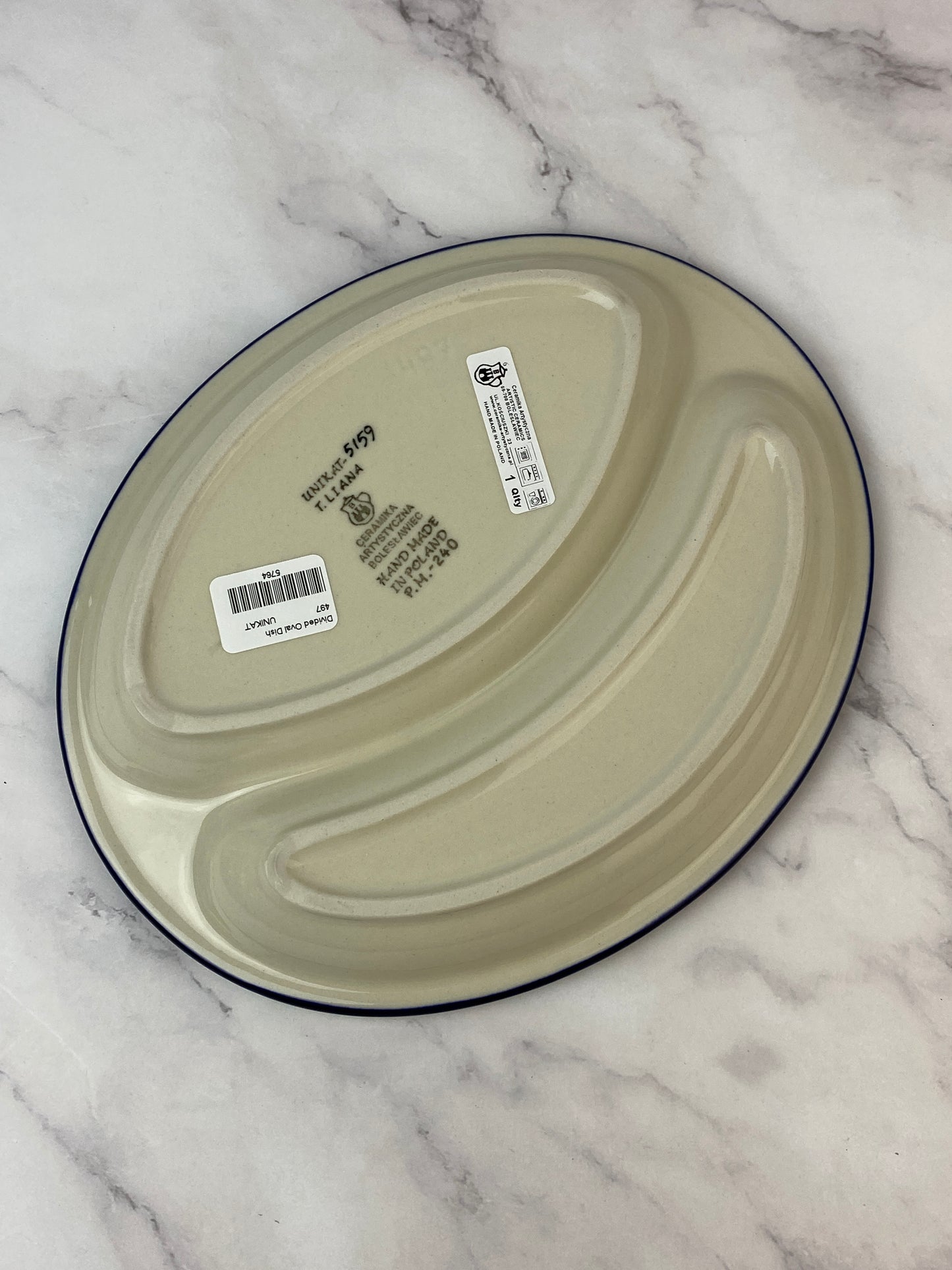 Unikat Sausage Plate - Shape 497 - Pattern U5159