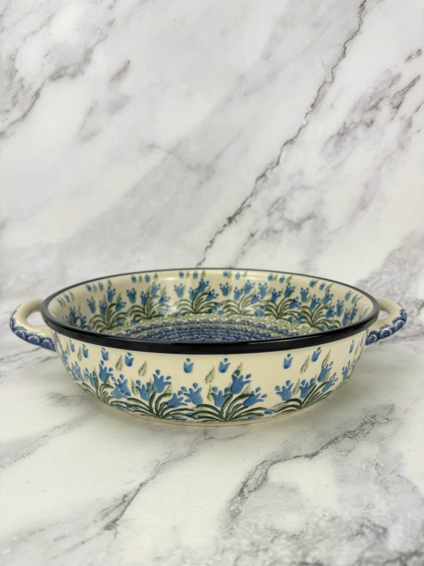 10" Round Baker With Handles - Shape 420 - Pattern 1432