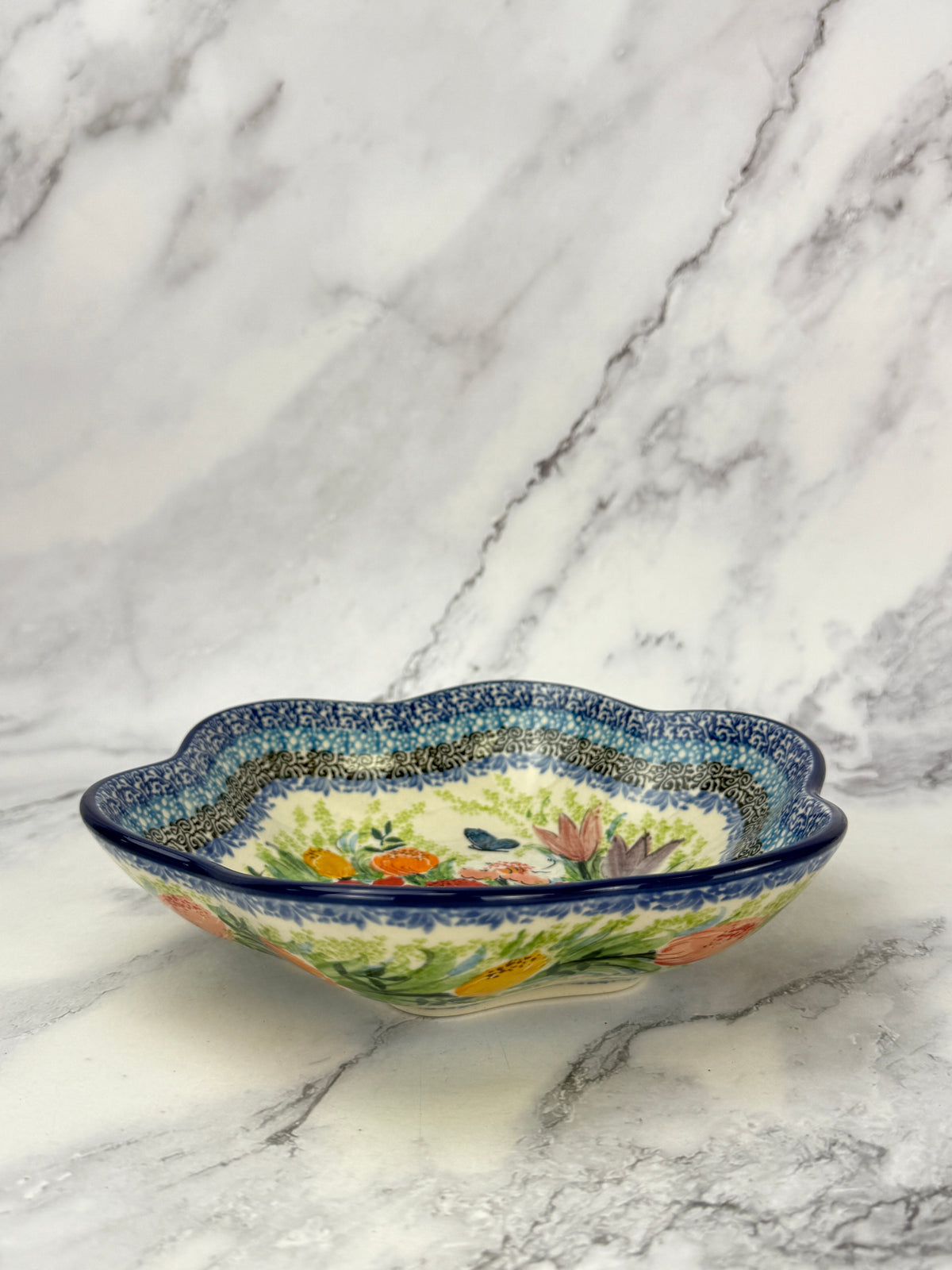 Small Unikat Flower Bowl - Shape 717 - Pattern U5314