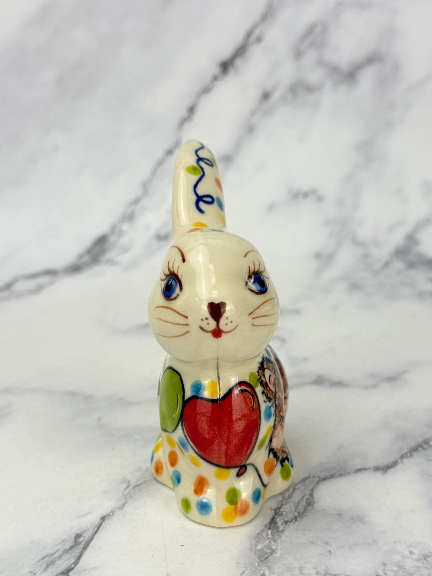 SALE Bunny Figurine - Shape V412 - Dark Bear