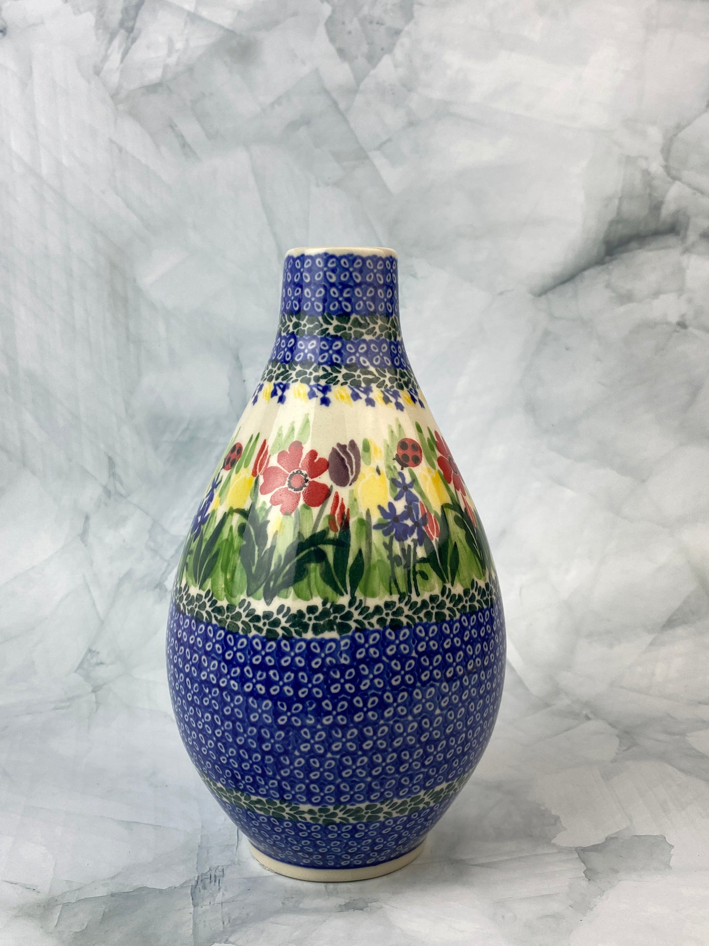 Large Single Stem Unikat Vase - Shape G19 - Pattern U3787