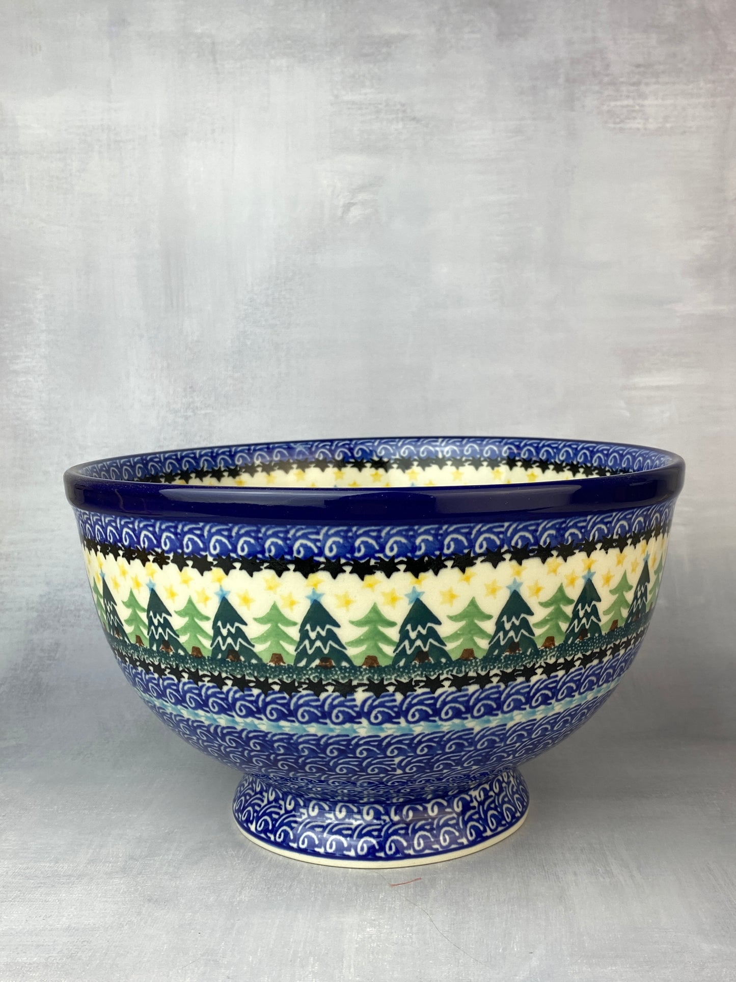 Pedestal Serving Bowl - Shape A14 - Pattern 1284