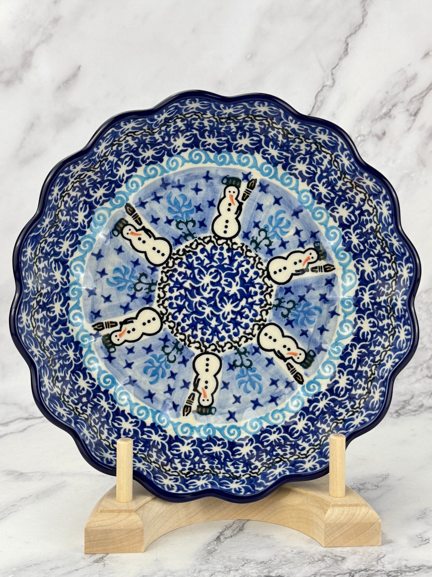 Unikat Scalloped Bowl - Shape 974 - Pattern U1634