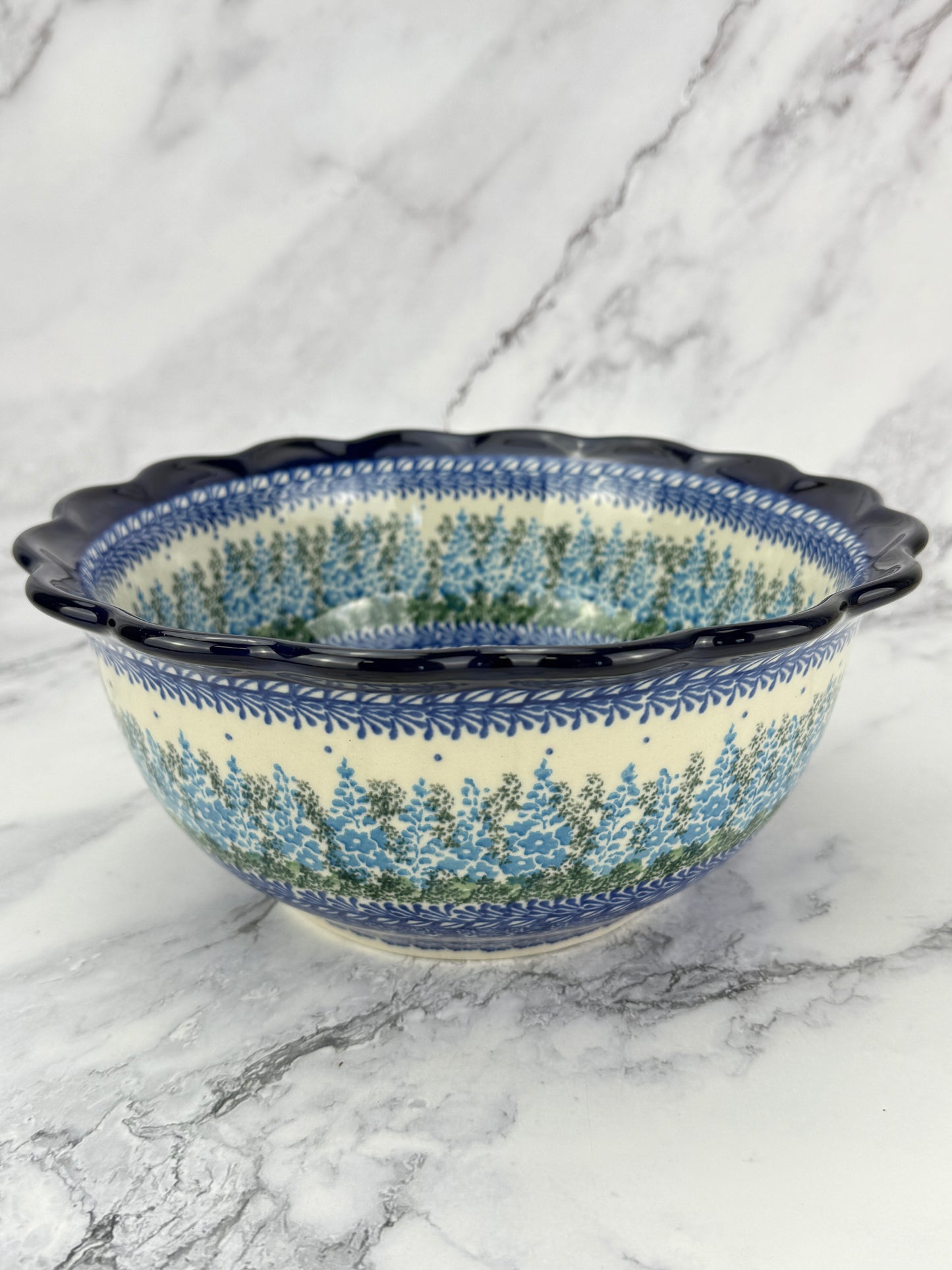 Large Ruffled Bowl - Shape 628 - Pattern 3279