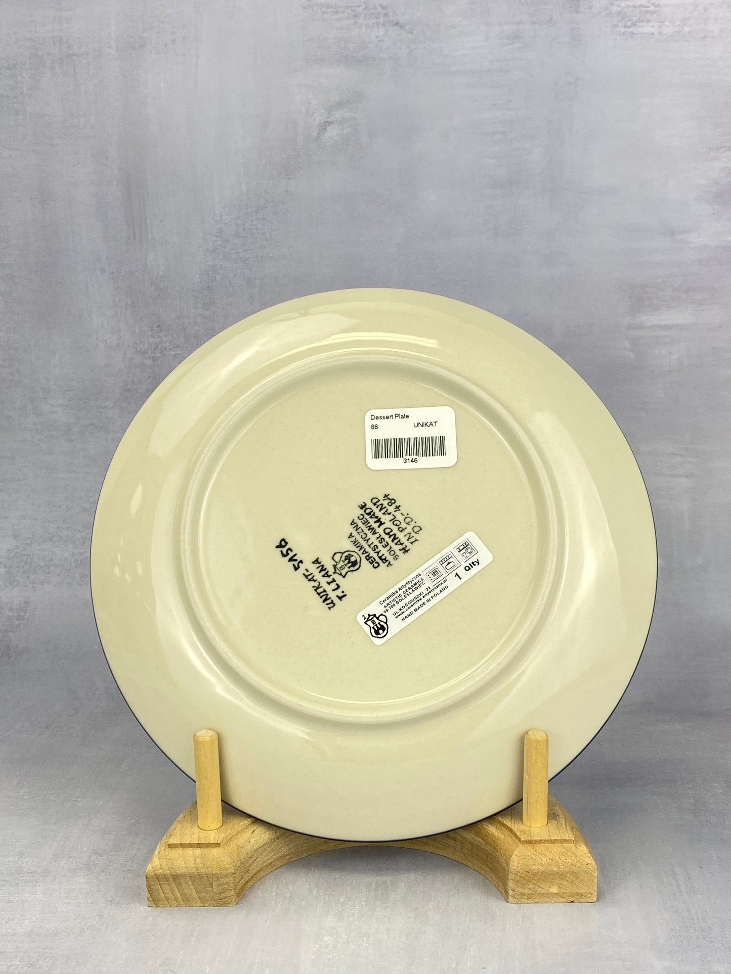 8" Unikat Dessert Plate - Shape 86 - Pattern U5156