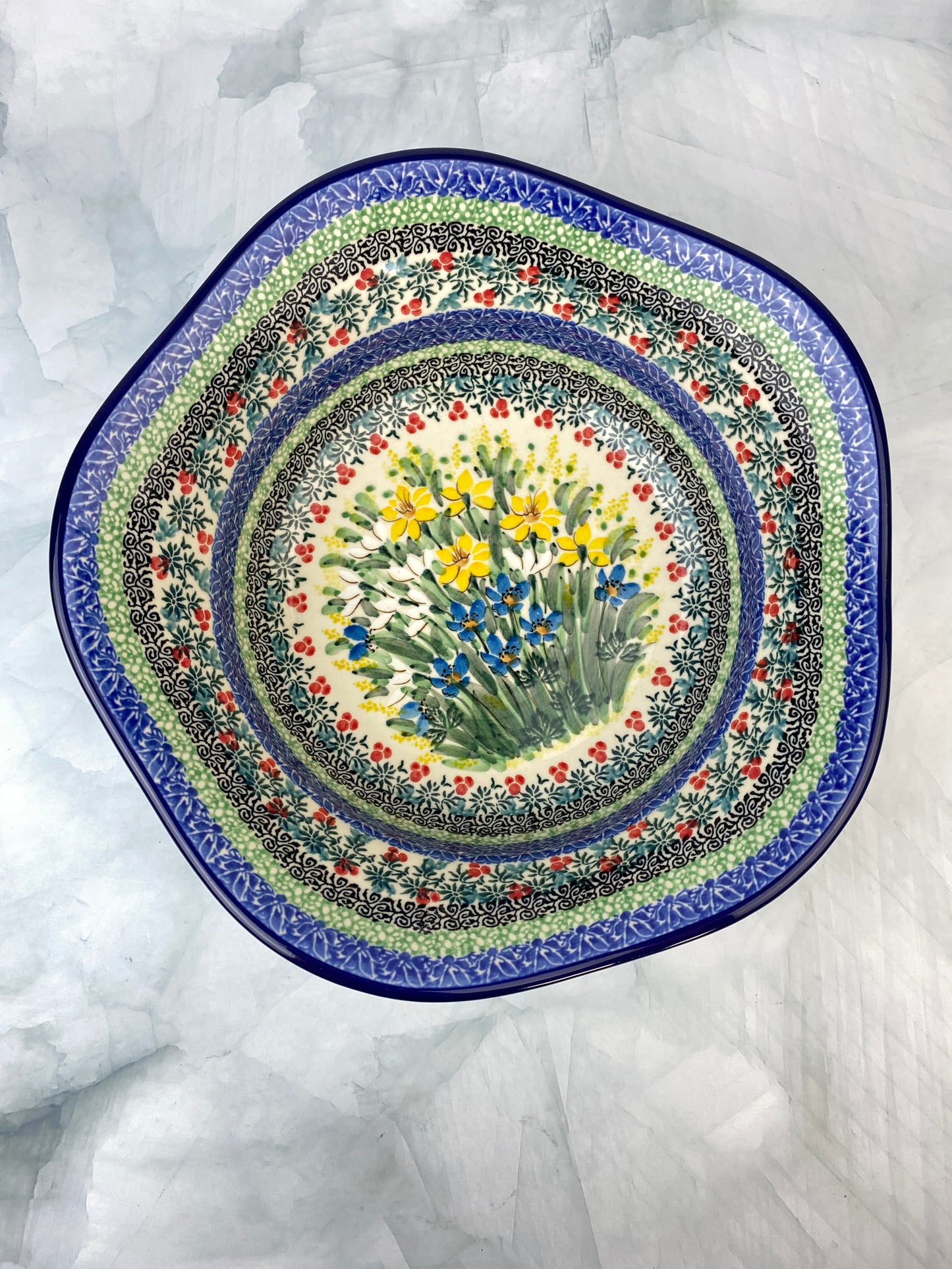 Footed Unikat Bowl - Shape A17 - Pattern U5131