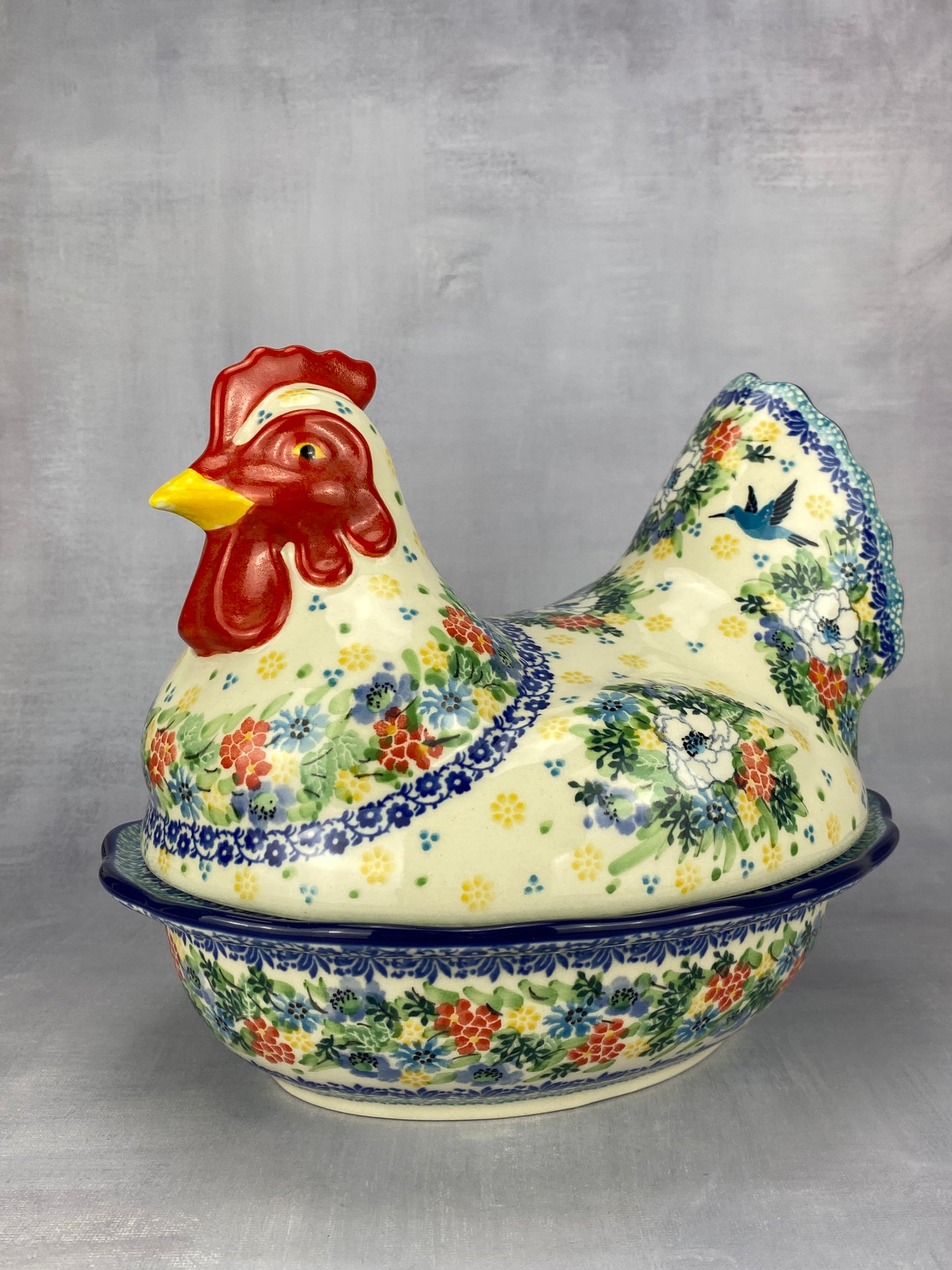 Unikat Covered Chicken - Shape D43 - Pattern U5155