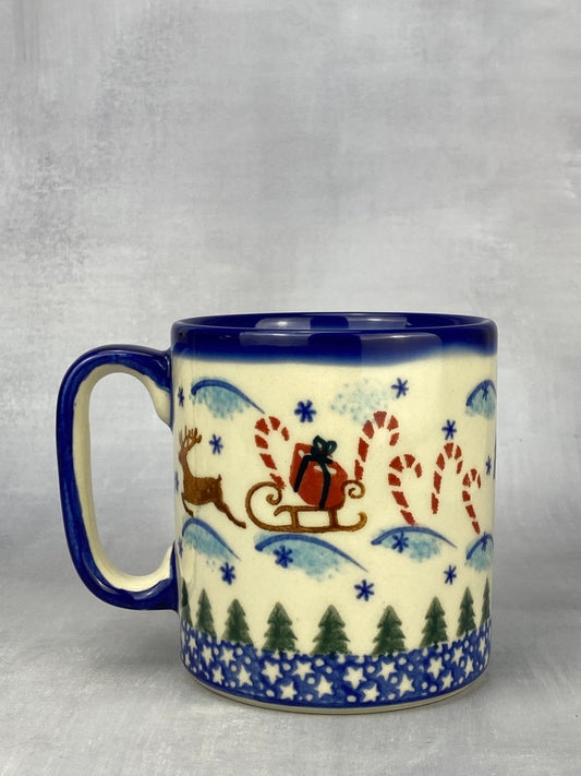 Vena Unikat 12oz Holiday Mug - Shape V055 - Santa's Sleigh