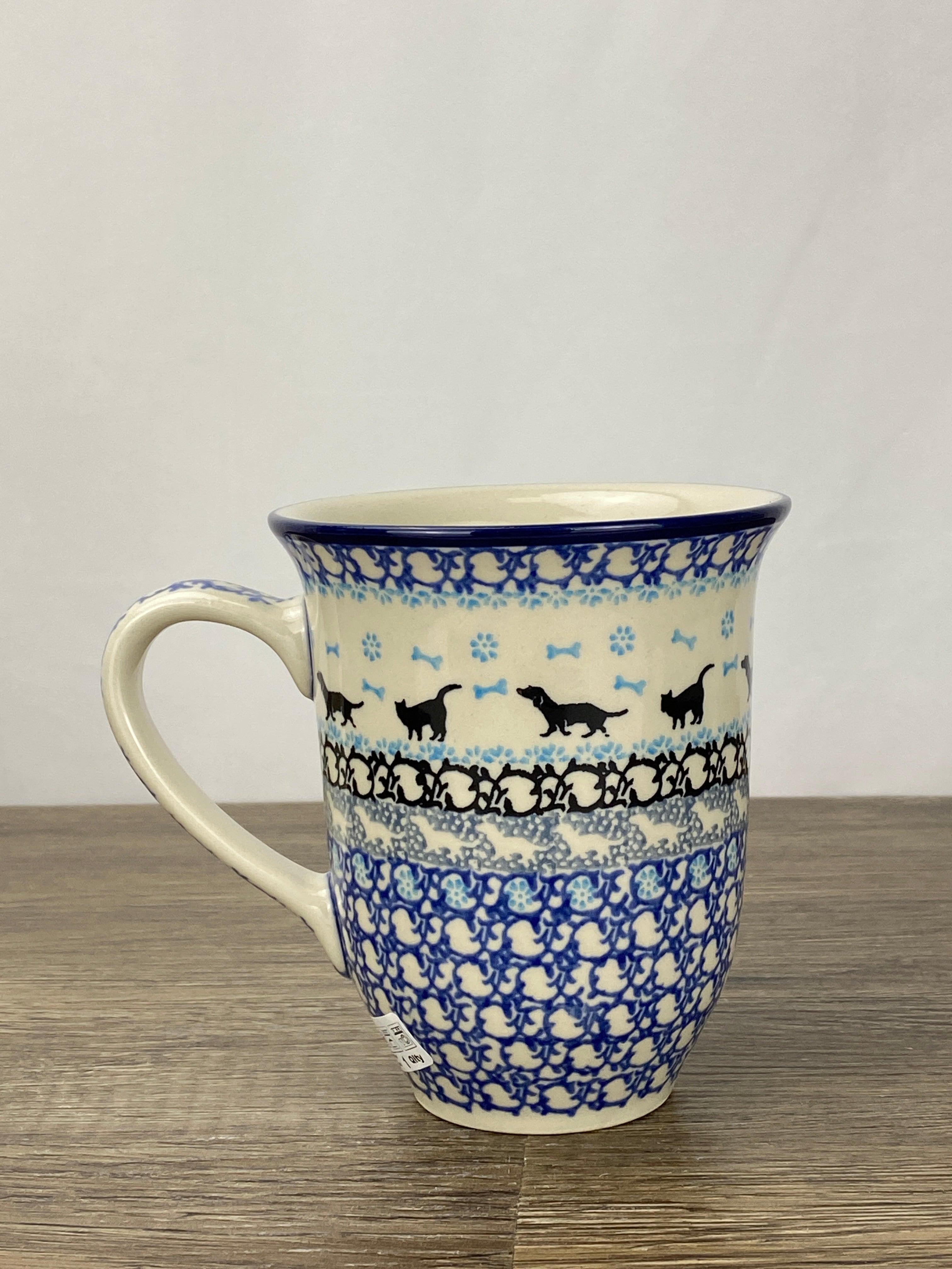 SALE Bistro Mug - Shape 826 - Pattern 2703 – Polish Pottery Westlake