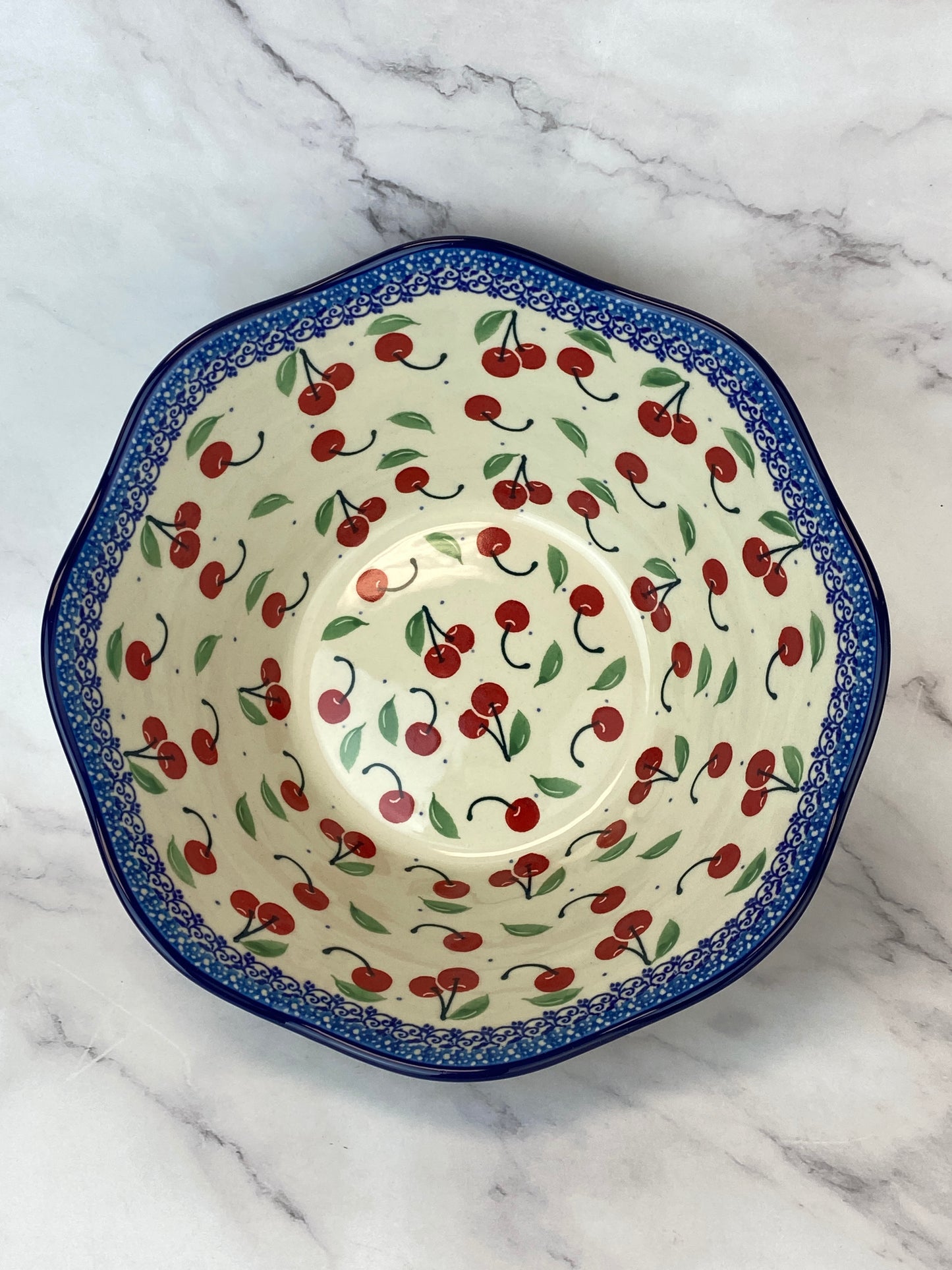 Large Wavy Serving Bowl - Shape 692 - Pattern 2715