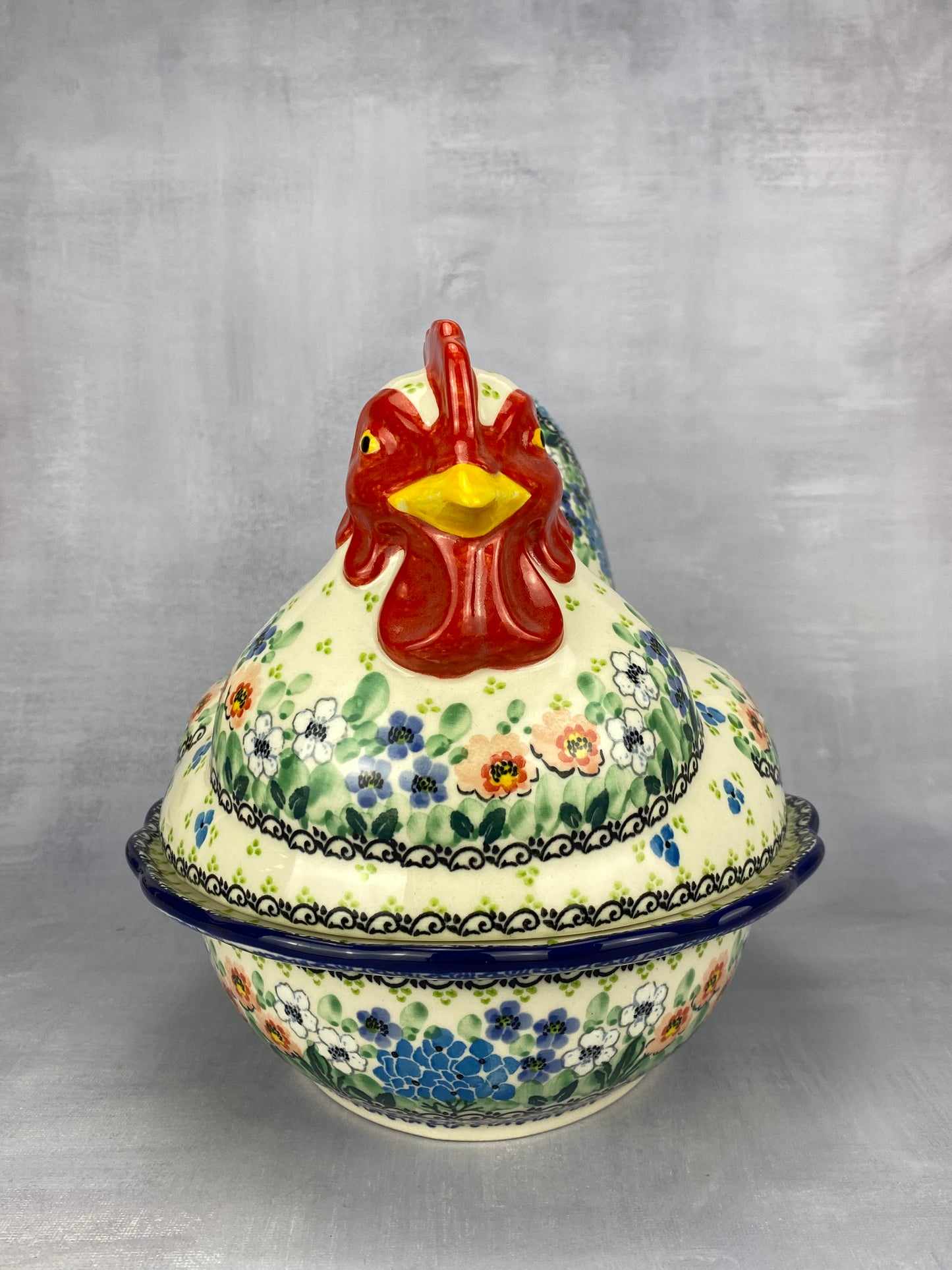 Unikat Covered Chicken - Shape D43 - Pattern U5113