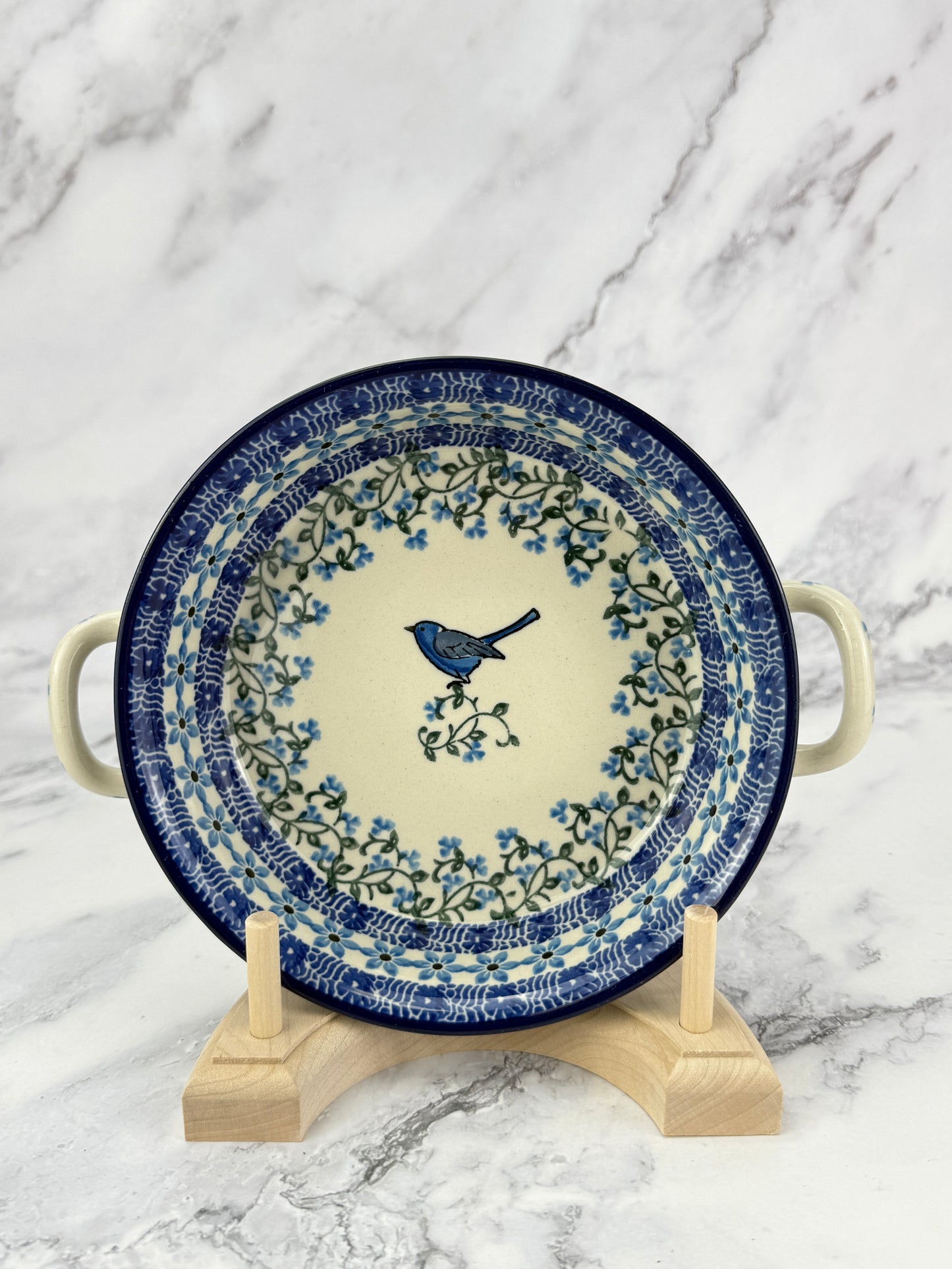 Small Round Baker with Handles - Shape C40 - Pattern 1932