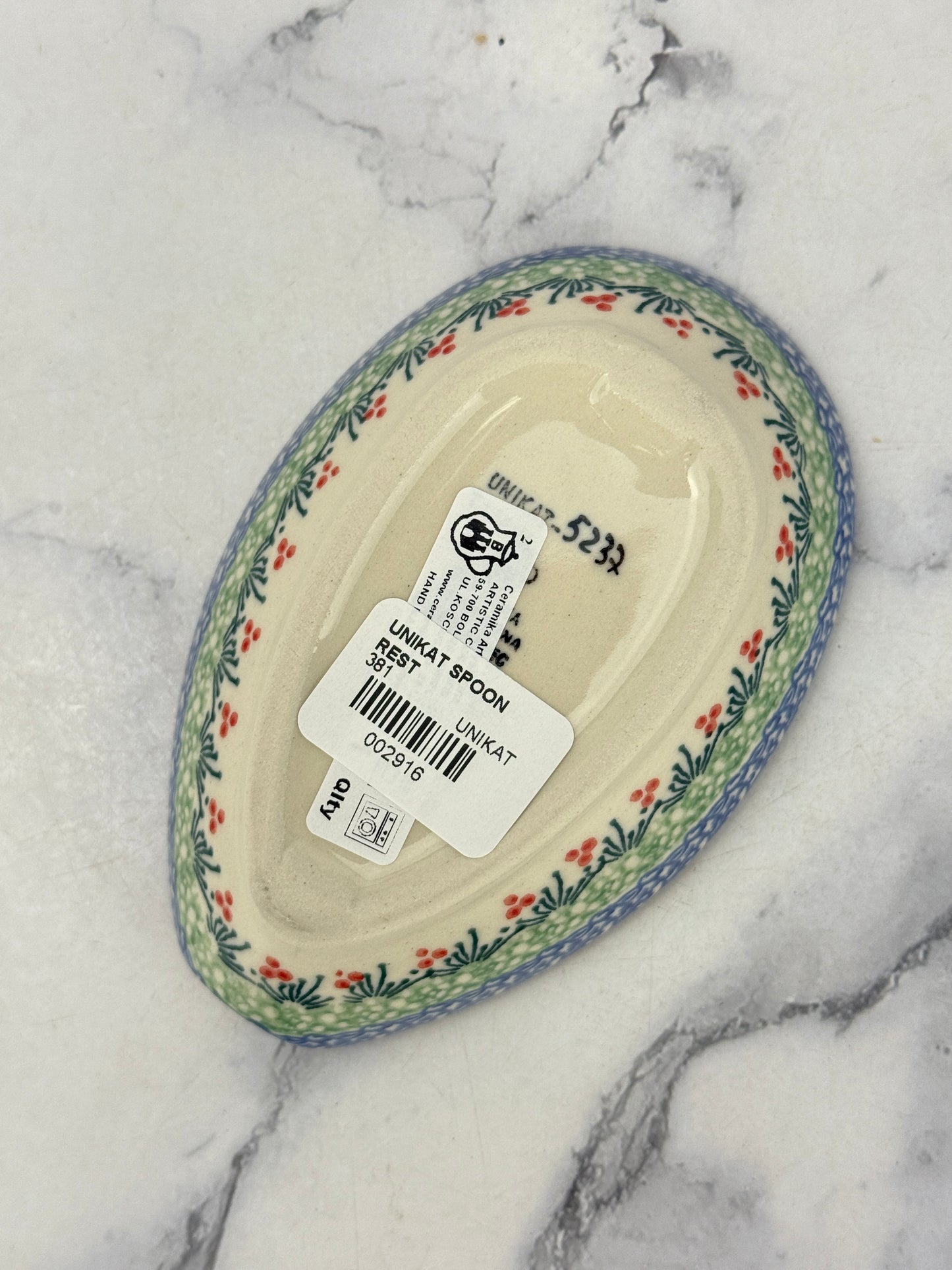 Unikat Spoon Rest - Shape 381 - Pattern U5237