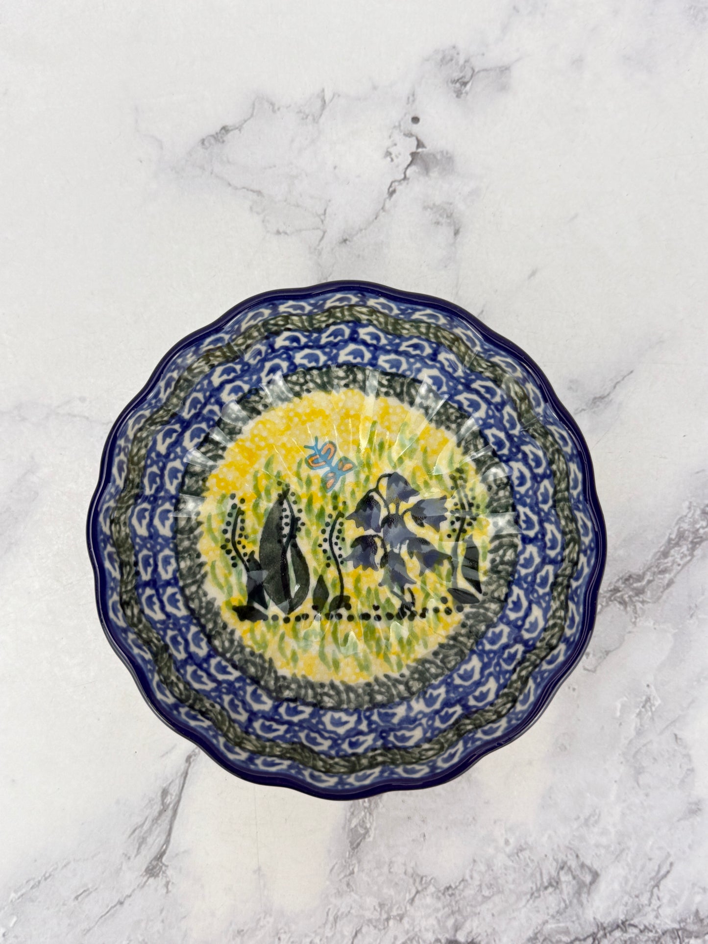4.5" Unikat Scalloped Bowl - Shape 23 - Pattern U1483
