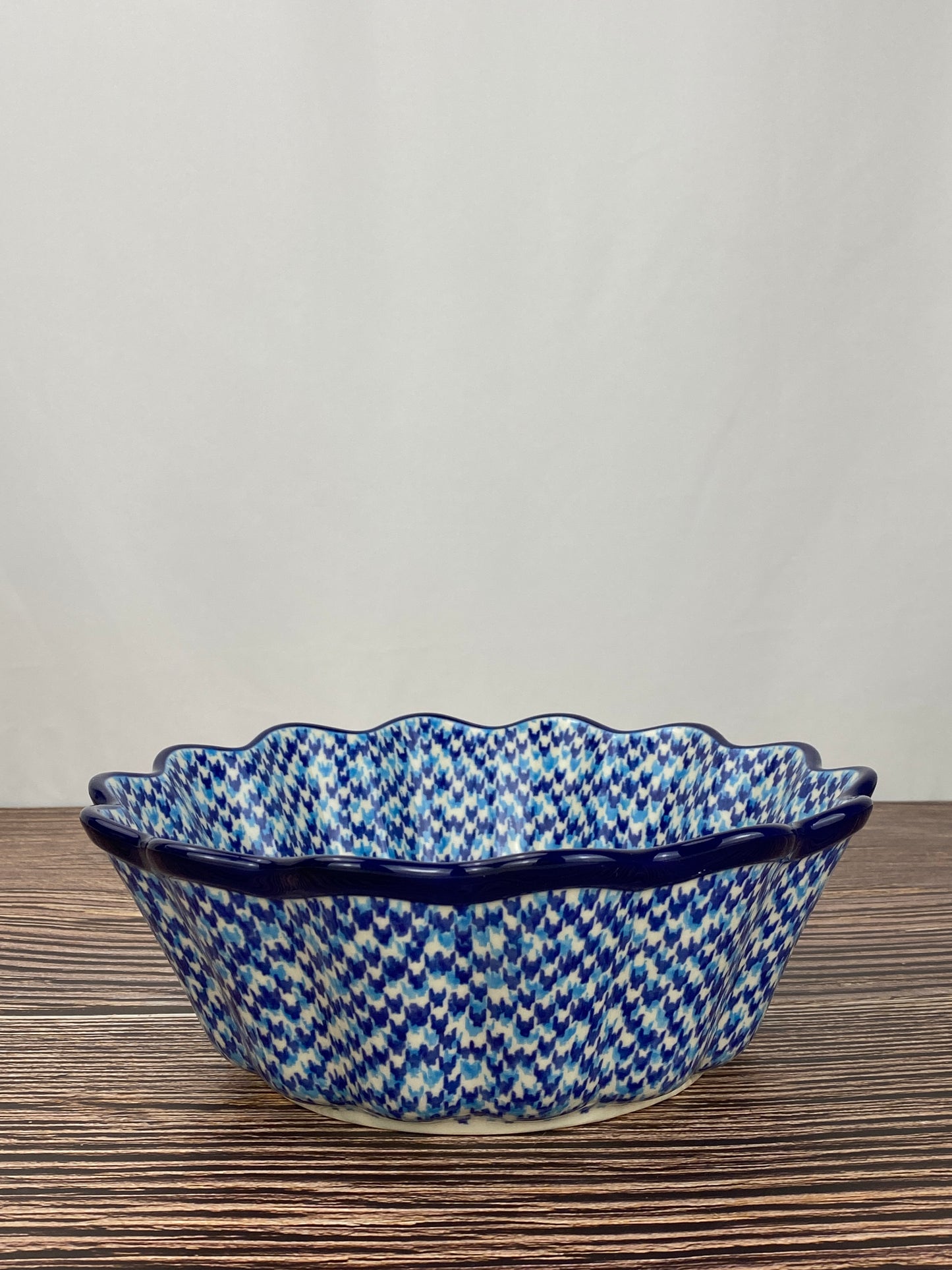 SALE Large Scalloped Bowl - Shape 913 - Pattern 2299