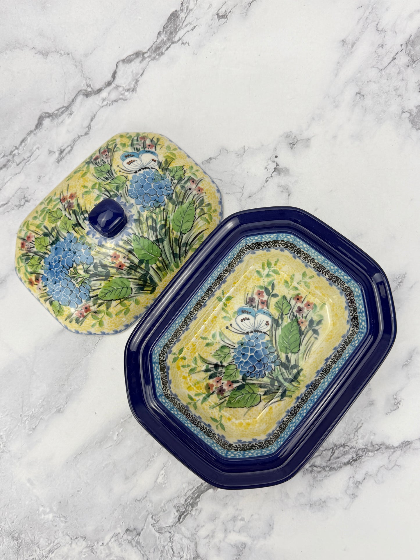 Small Rectangular Unikat Covered Baker - Shape 664 - Pattern U5048