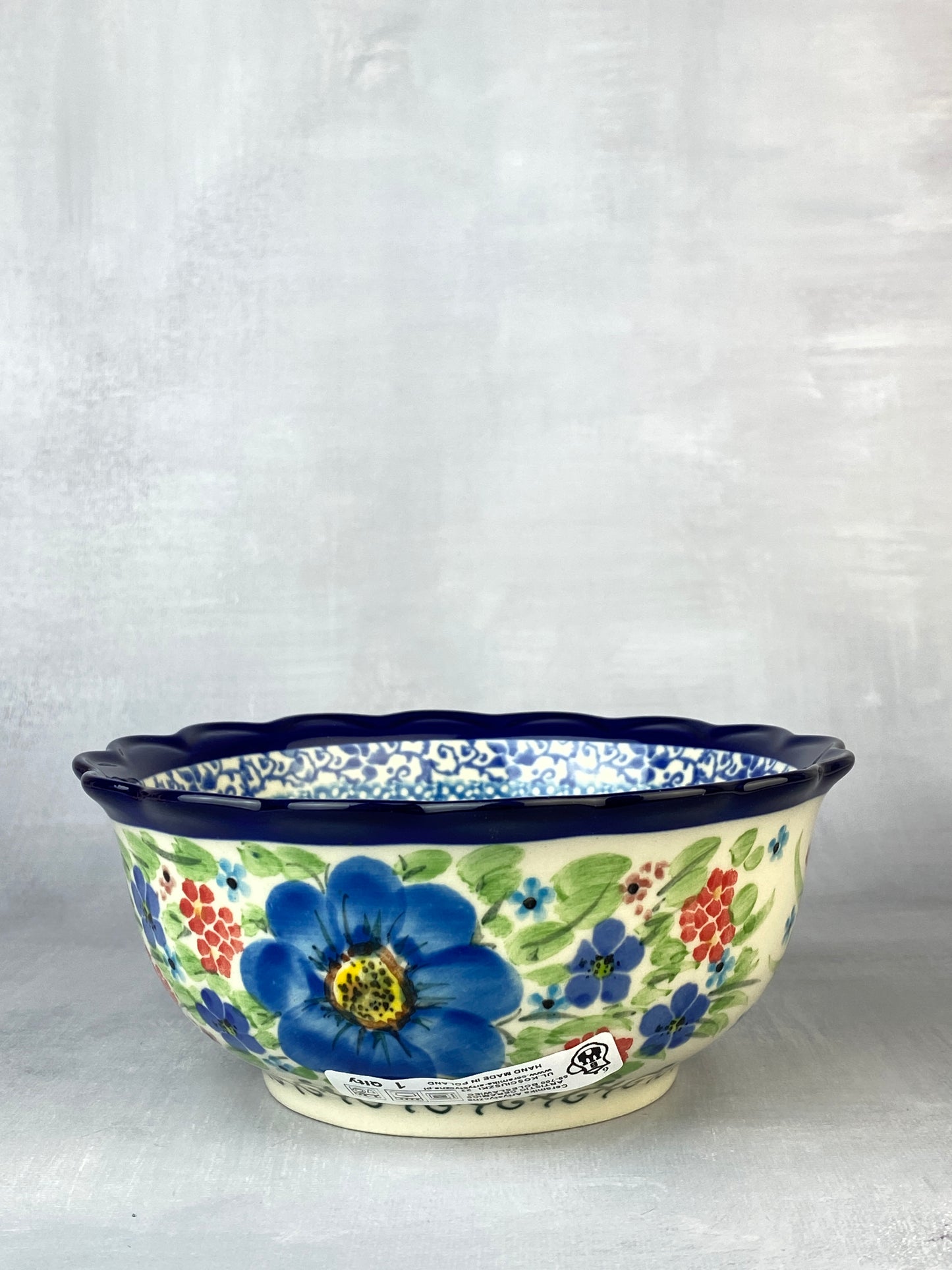 Unikat Ruffled Bowl - Shape 526 - Pattern U5157