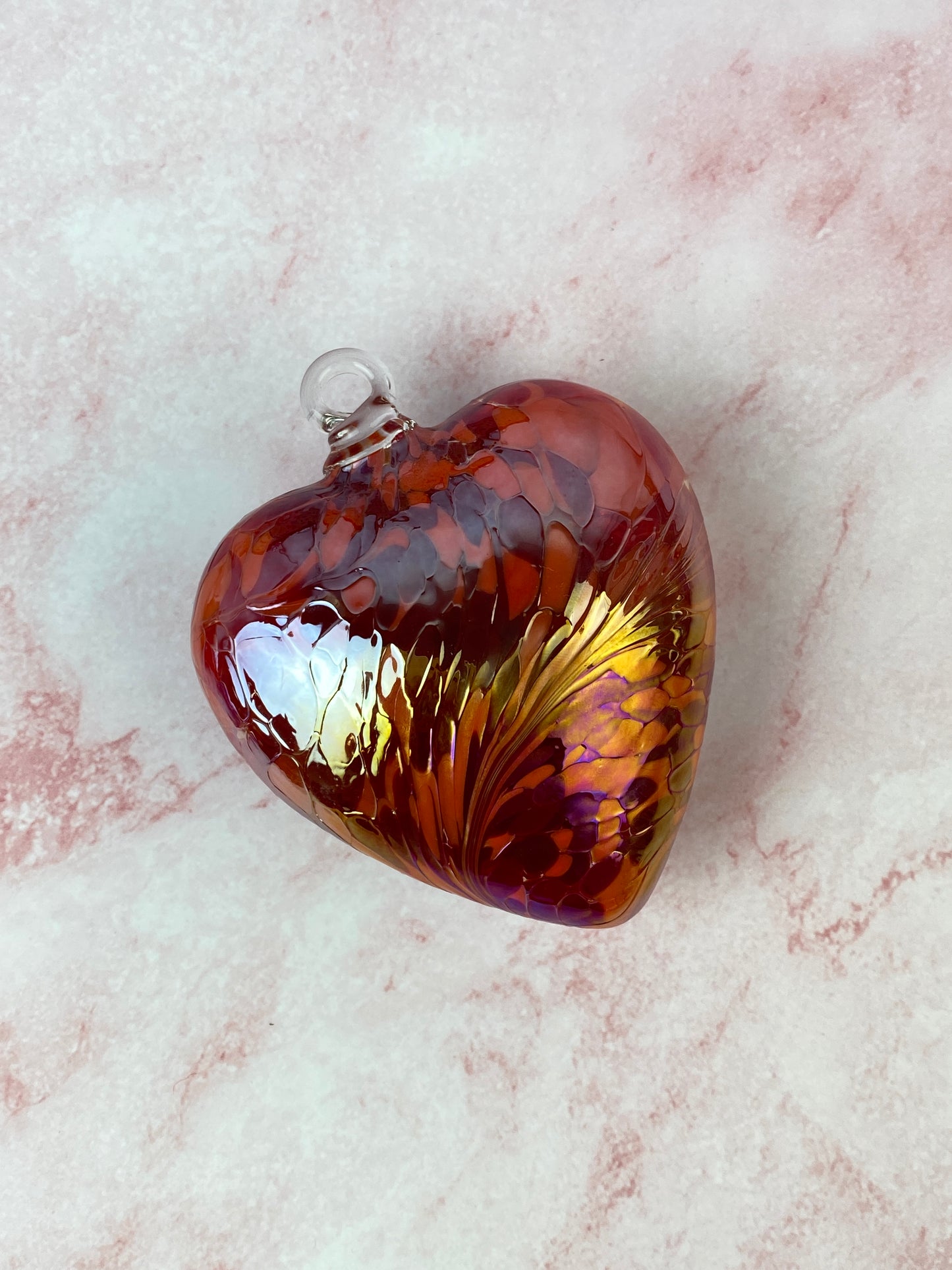 Borowski Glass Heart - Red