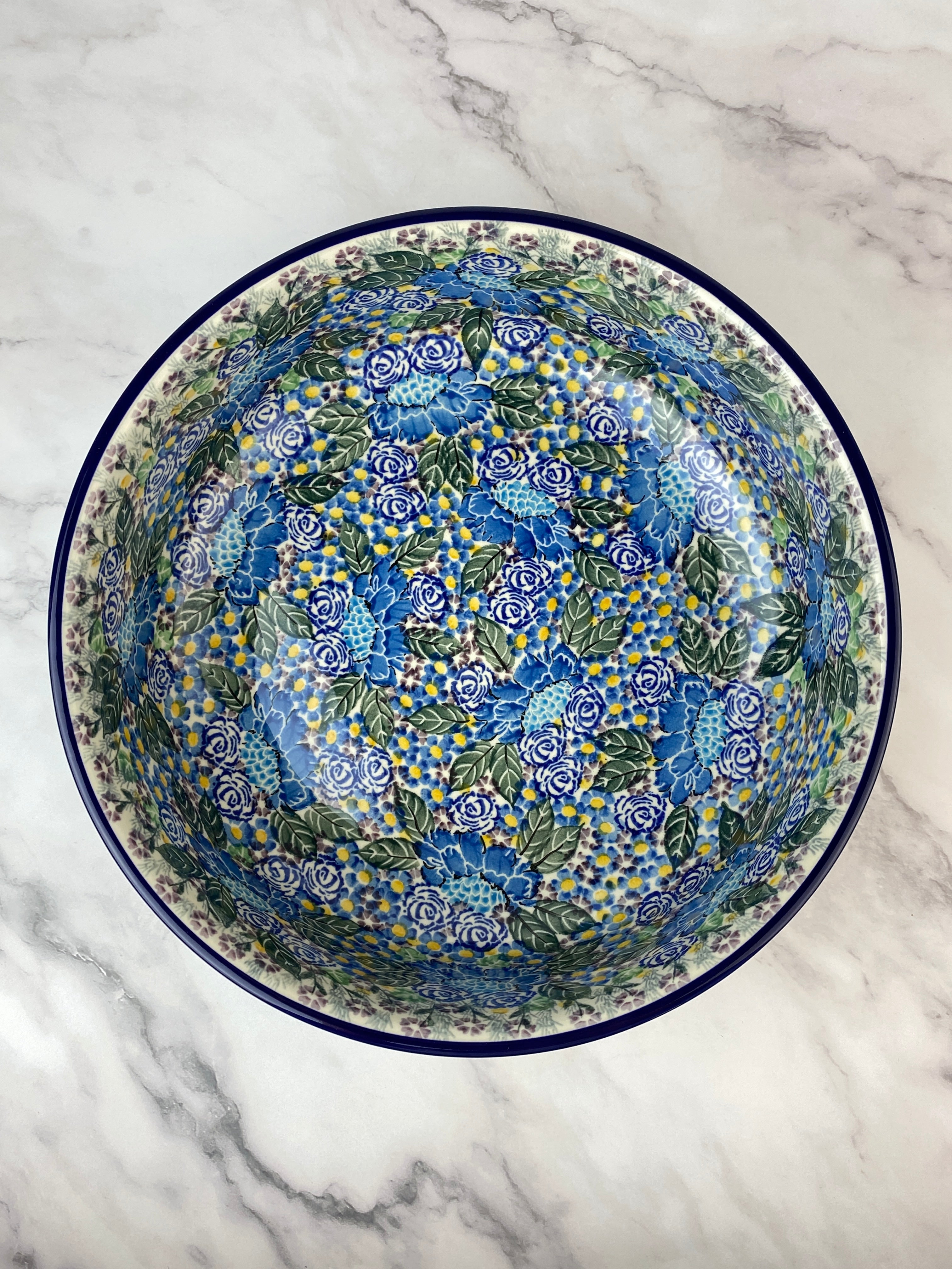Large Unikat Serving Bowl - Shape 116 - Pattern U5139 – Polish Pottery ...