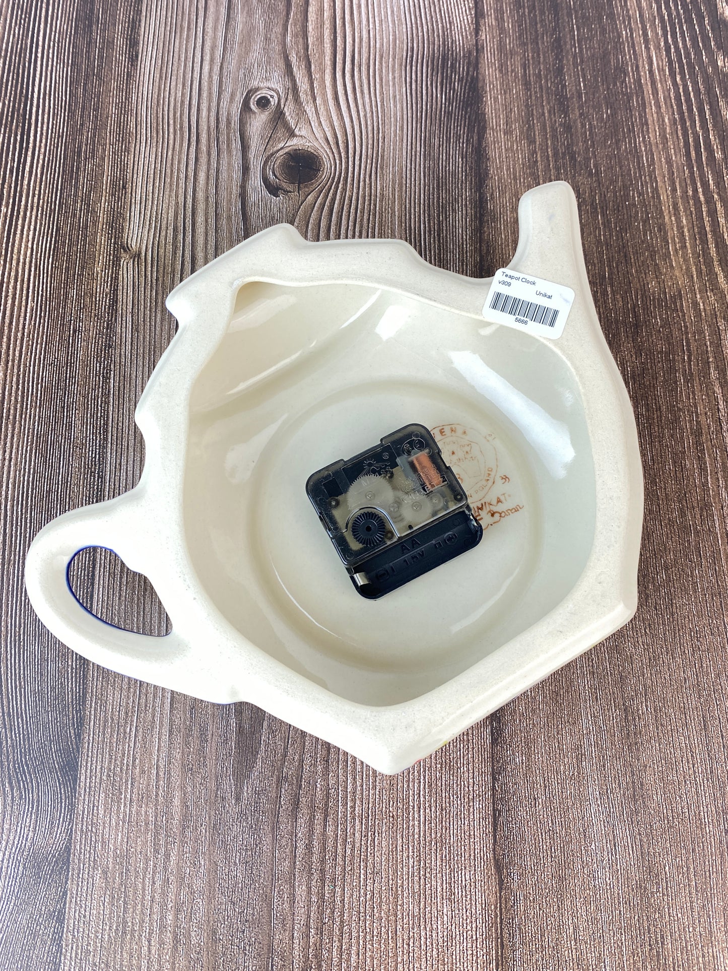 Teapot Clock - Shape V309