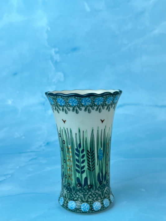 Ruffled Unikat Bud Vase - Shape 127 - Pattern U803